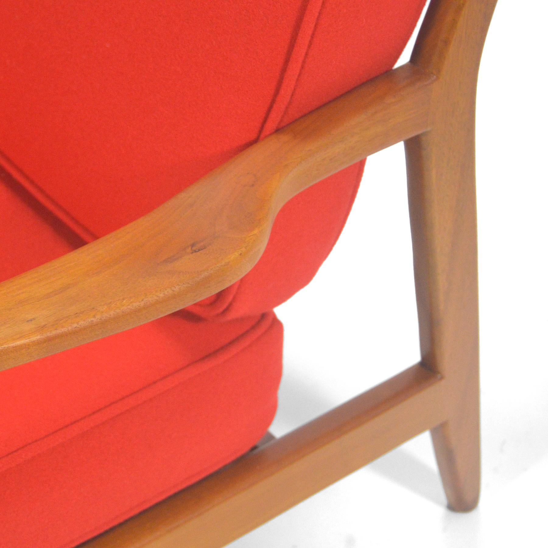Mid-20th Century Folke Ohlsson Lounge Chair by DUX For Sale