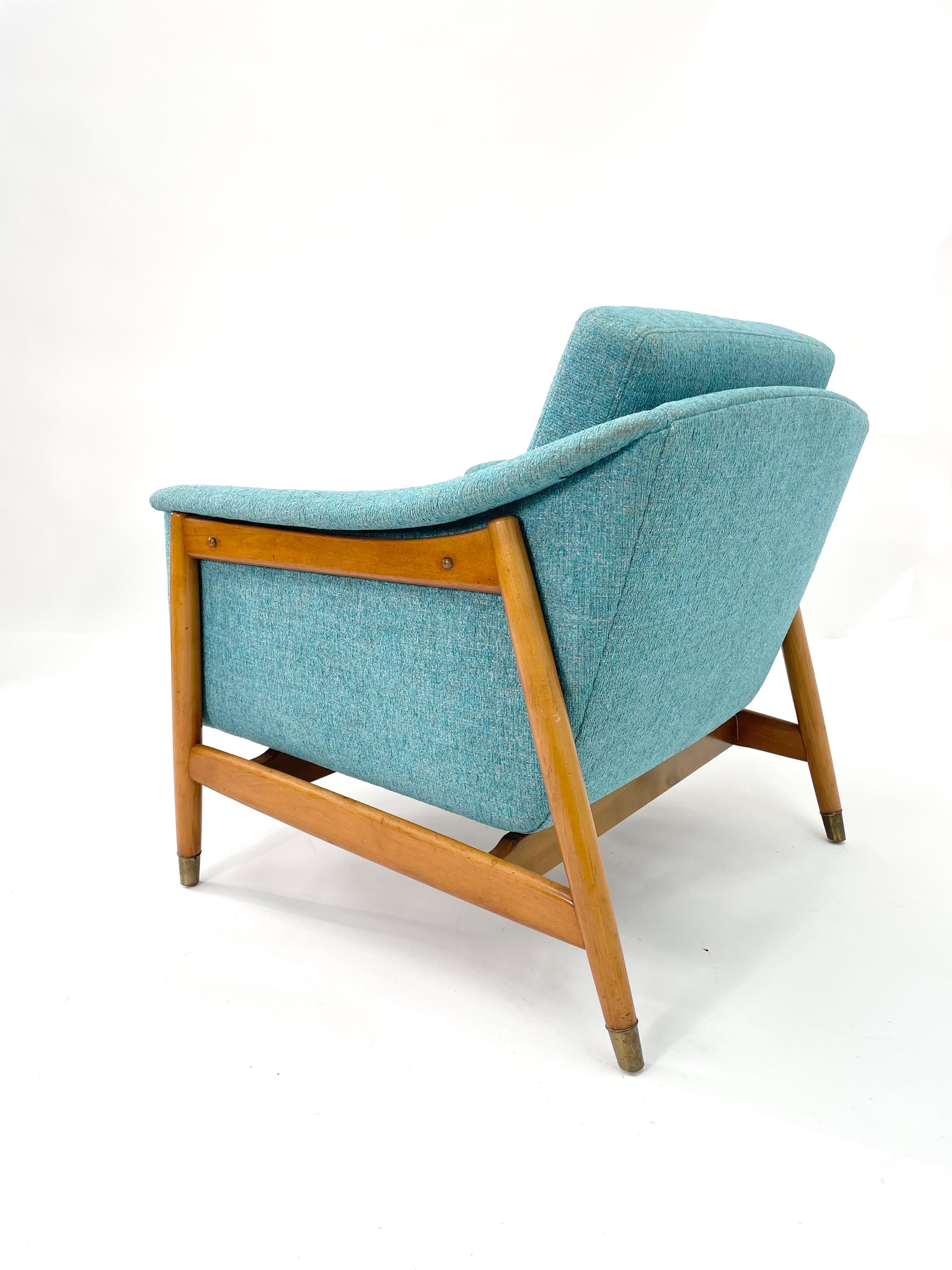 Folke Ohlsson Lounge Chair for DUX, circa 1950s For Sale 2