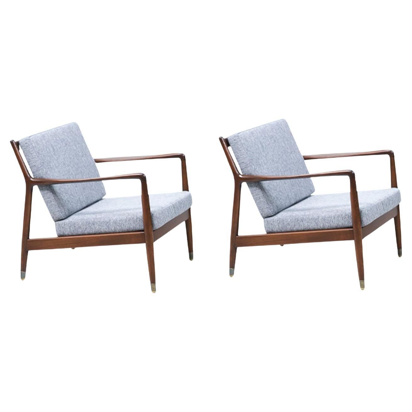 Folke Ohlsson Model-143 Lounge Chairs for Dux