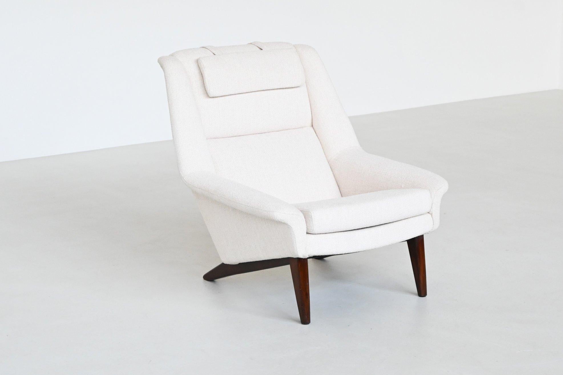 Scandinave moderne Chaise longue Folke Ohlsson modèle 4410 Fritz Hansen Danemark 1960 en vente