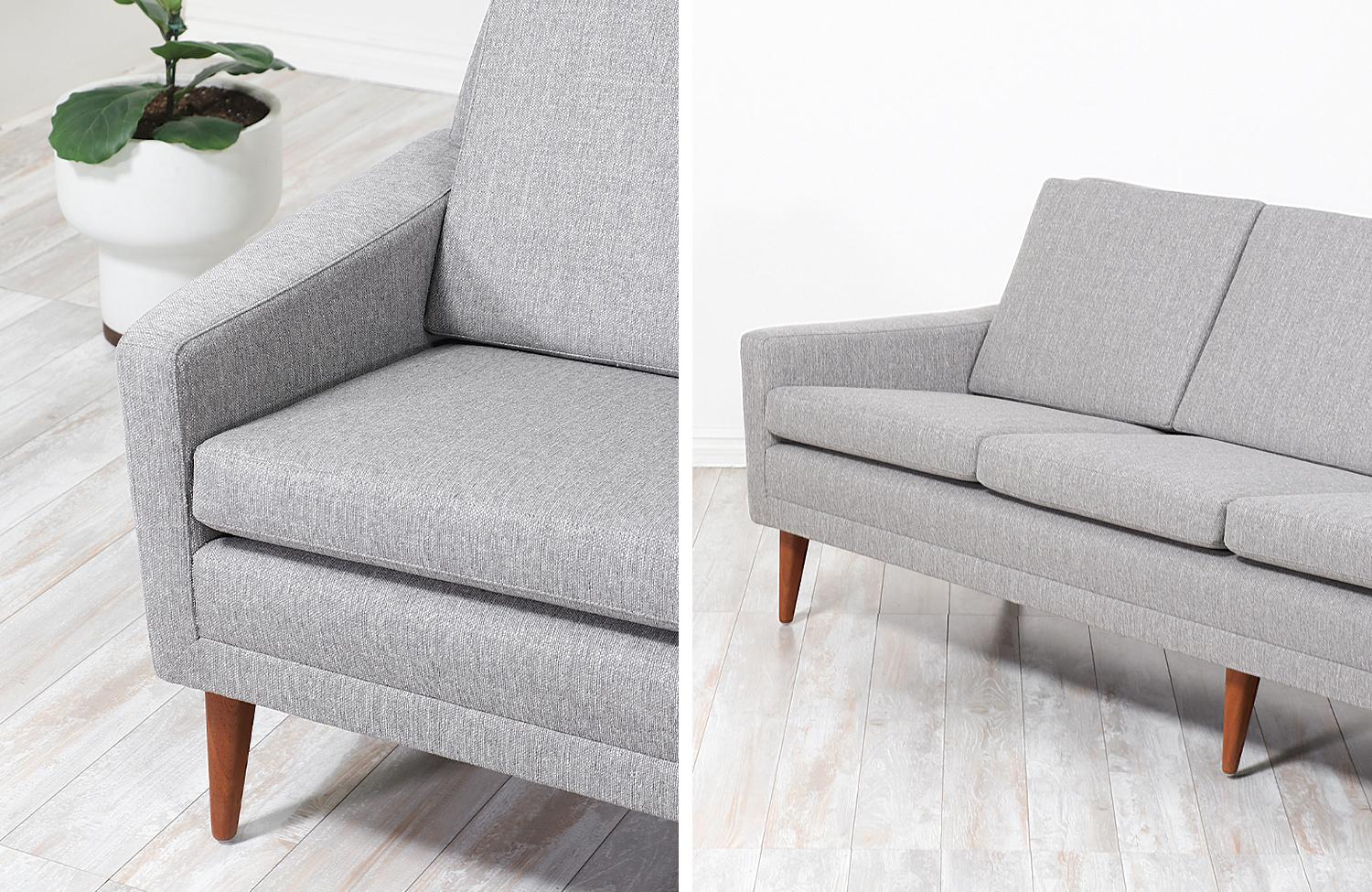 Fabric Folke Ohlsson Model 66-S4 Sofa for Dux