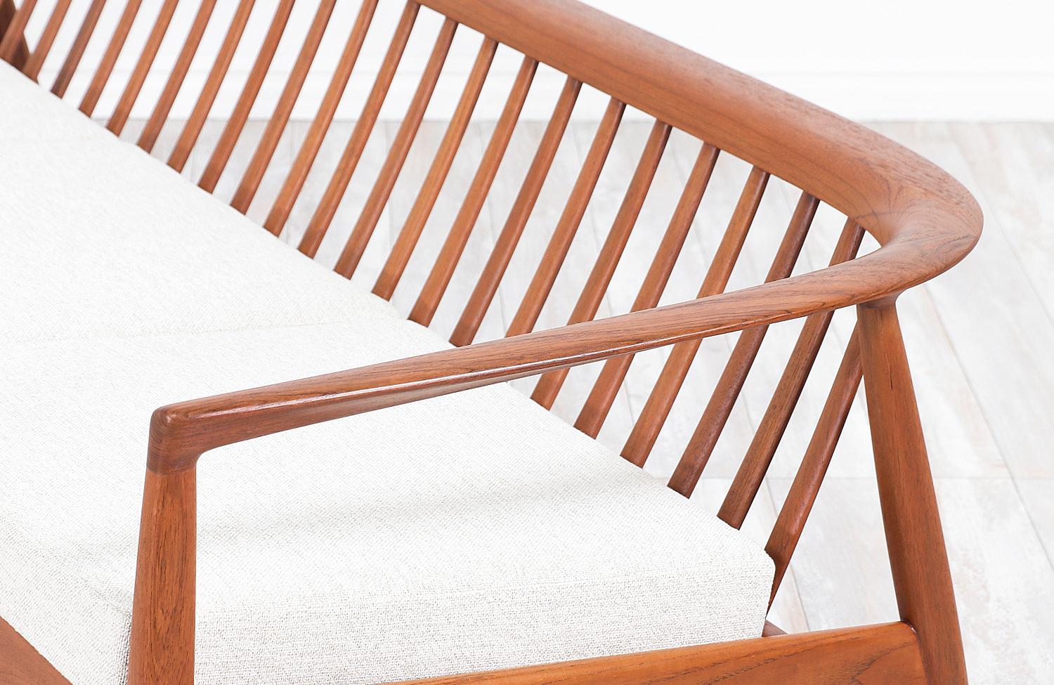 Folke Ohlsson Model 72-S Teak Sofa for DUX 5