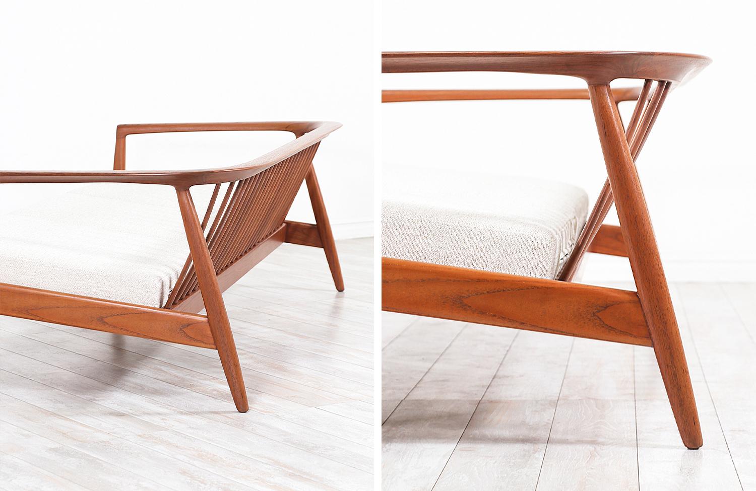 Folke Ohlsson Model 72-S Teak Sofa for DUX 9