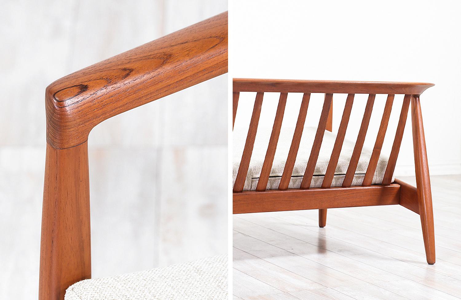 Folke Ohlsson Model 72-S Teak Sofa for DUX 10