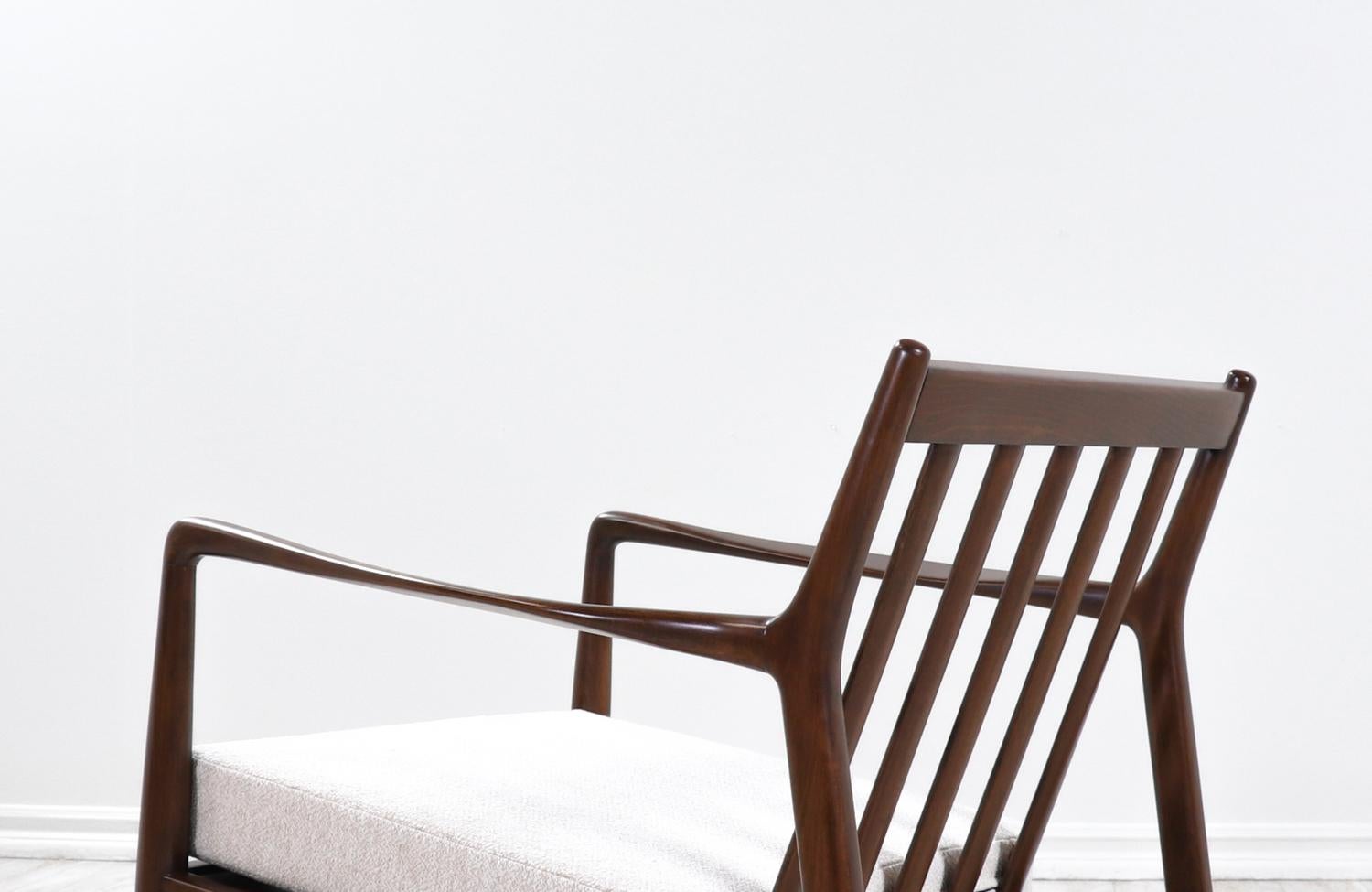 Mid-20th Century Expertly Restored - Folke Ohlsson Model USA-143 Lounge Chair for DUX