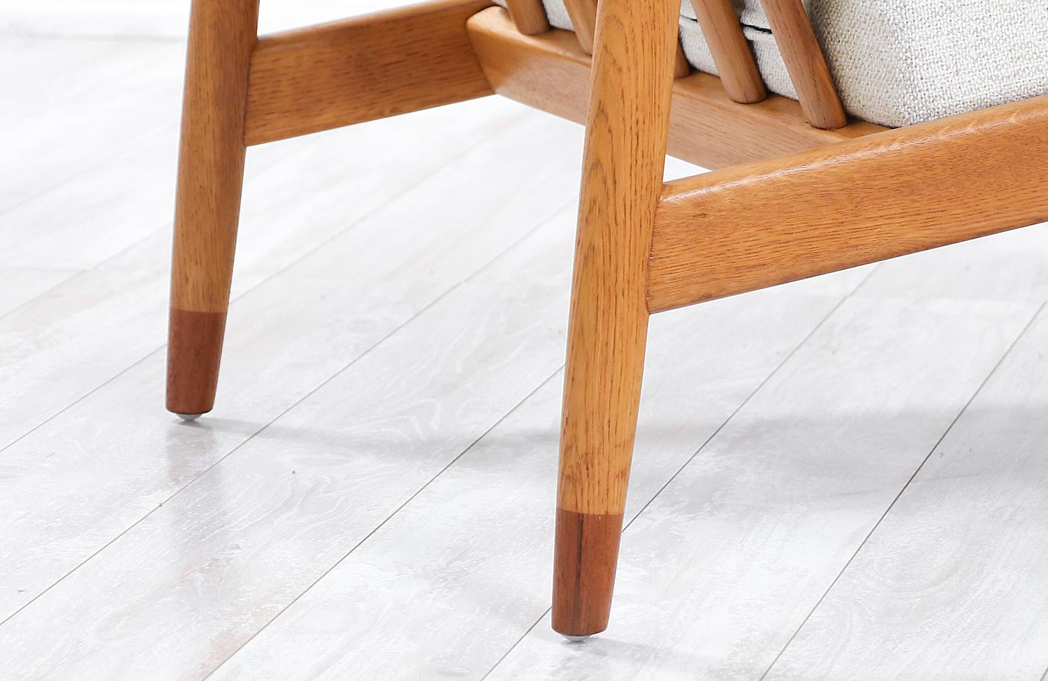 Folke Ohlsson Model USA-143 Oak Lounge Chairs for Dux 5