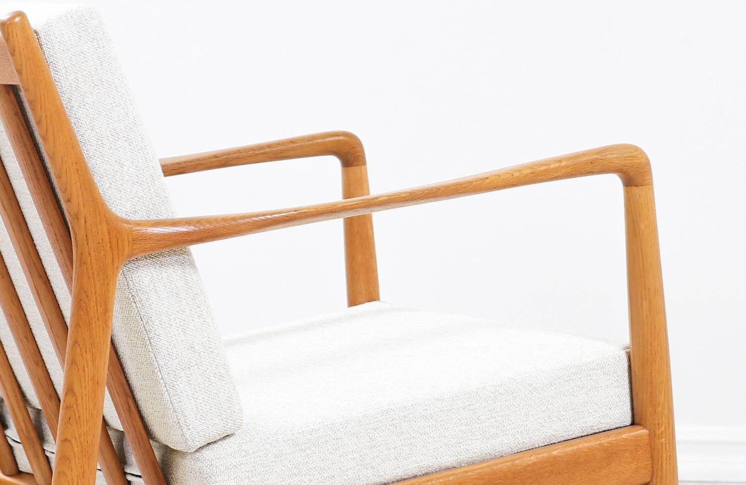 Folke Ohlsson Model USA-143 Oak Lounge Chairs for Dux 2
