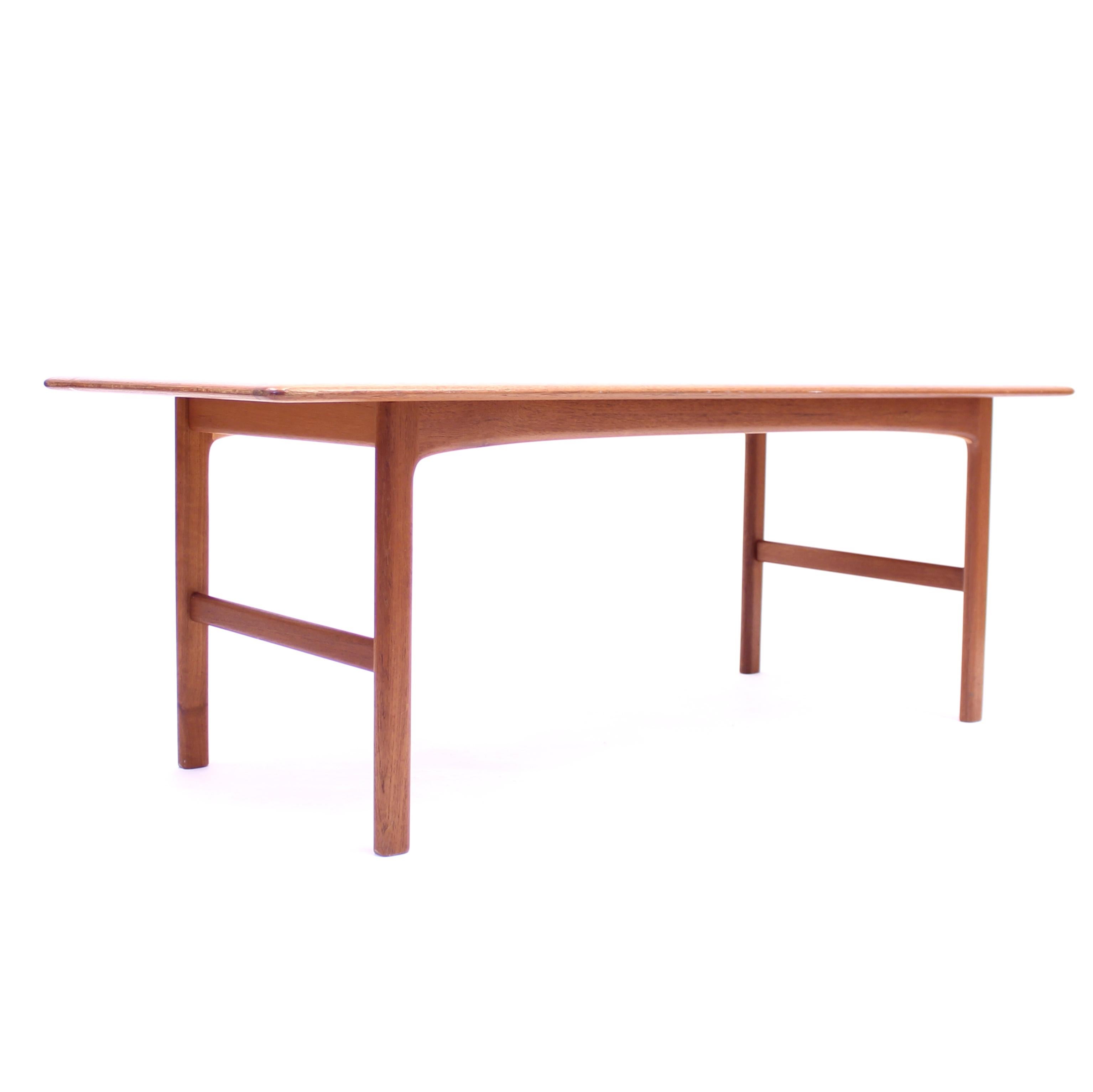 Folke Ohlsson, Rapsodi Teak Coffee Table, Tingströms, 1950s In Good Condition In Uppsala, SE