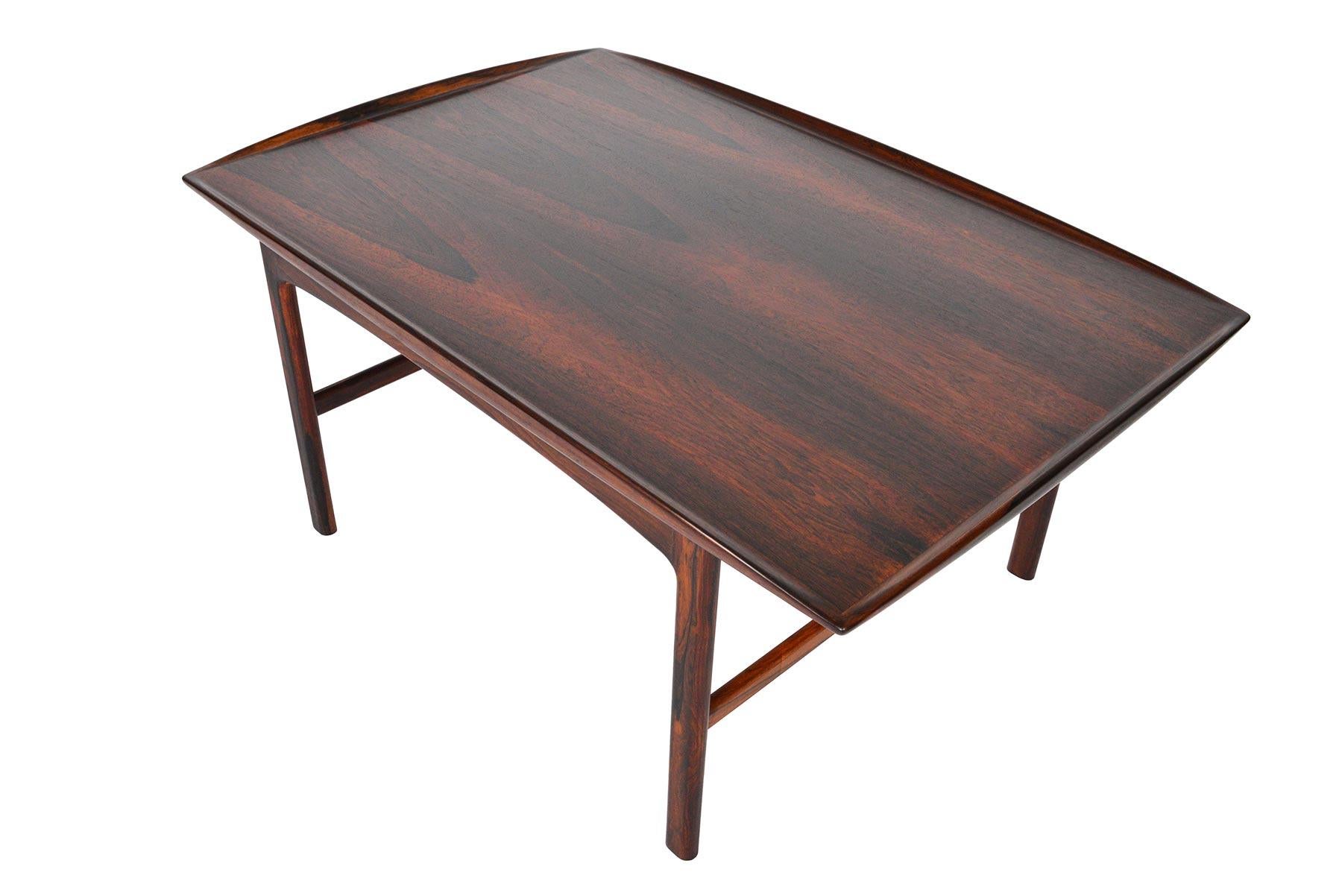 Folke Ohlsson Rosewood Frisco Coffee Table In Excellent Condition In Berkeley, CA