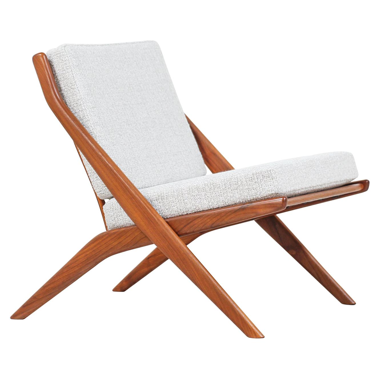 Folke Ohlsson Scissor Lounge Chair for Dux