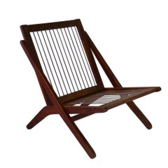 Folke Ohlsson Estructura de Silla de Tumbona de Tijera