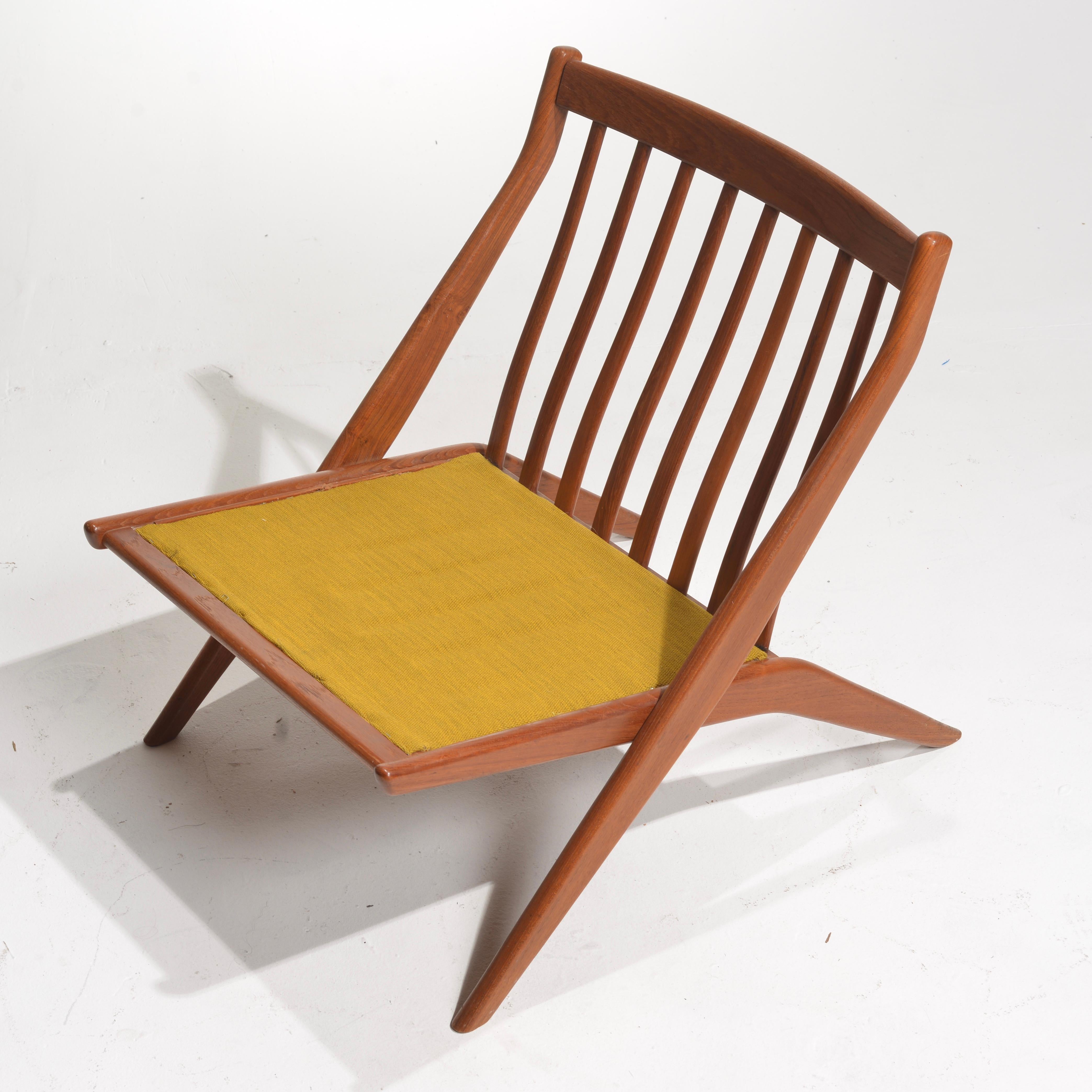 Folke Ohlsson chaise sculptée «cissor » pour Dux en vente 4