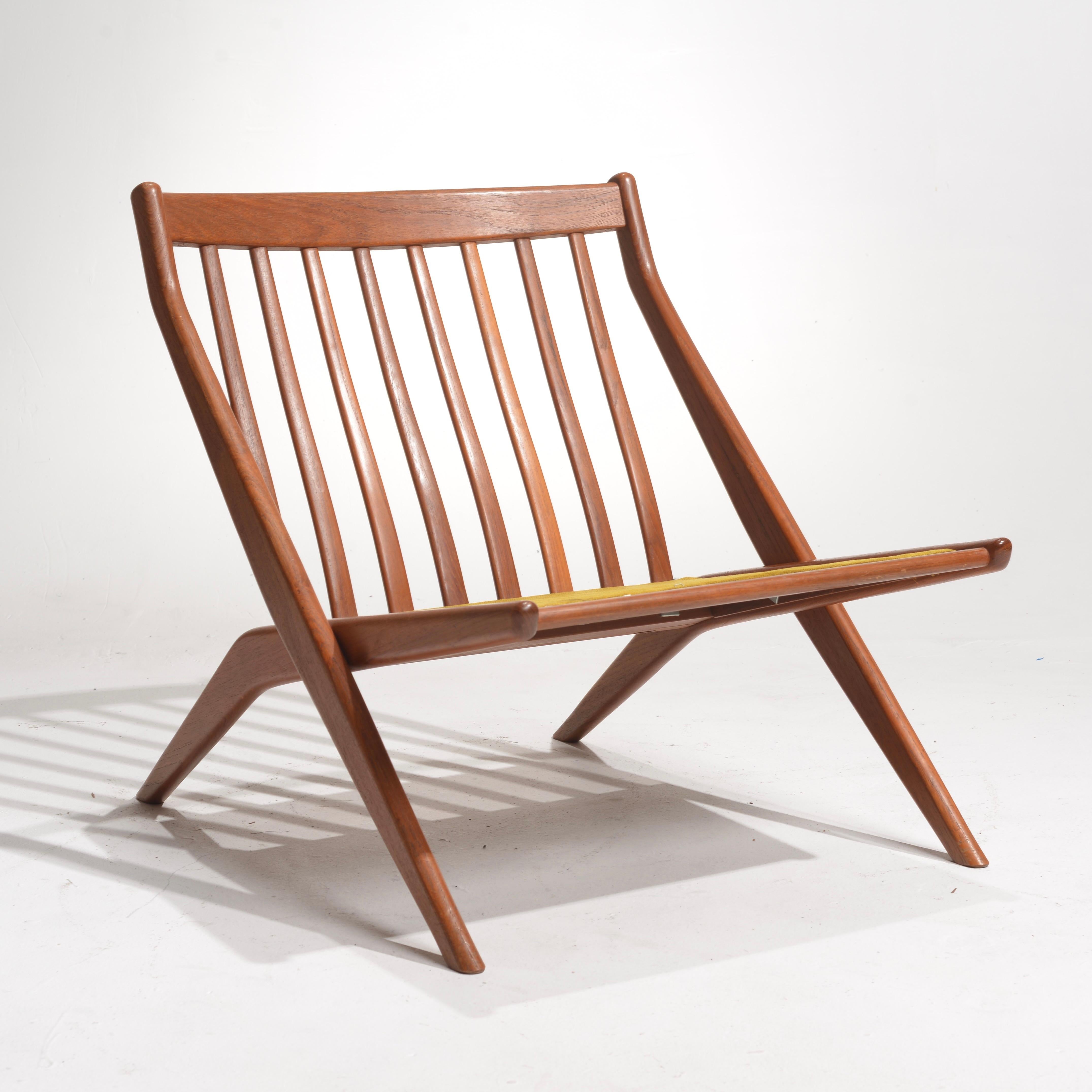 Folke Ohlsson chaise sculptée «cissor » pour Dux en vente 5