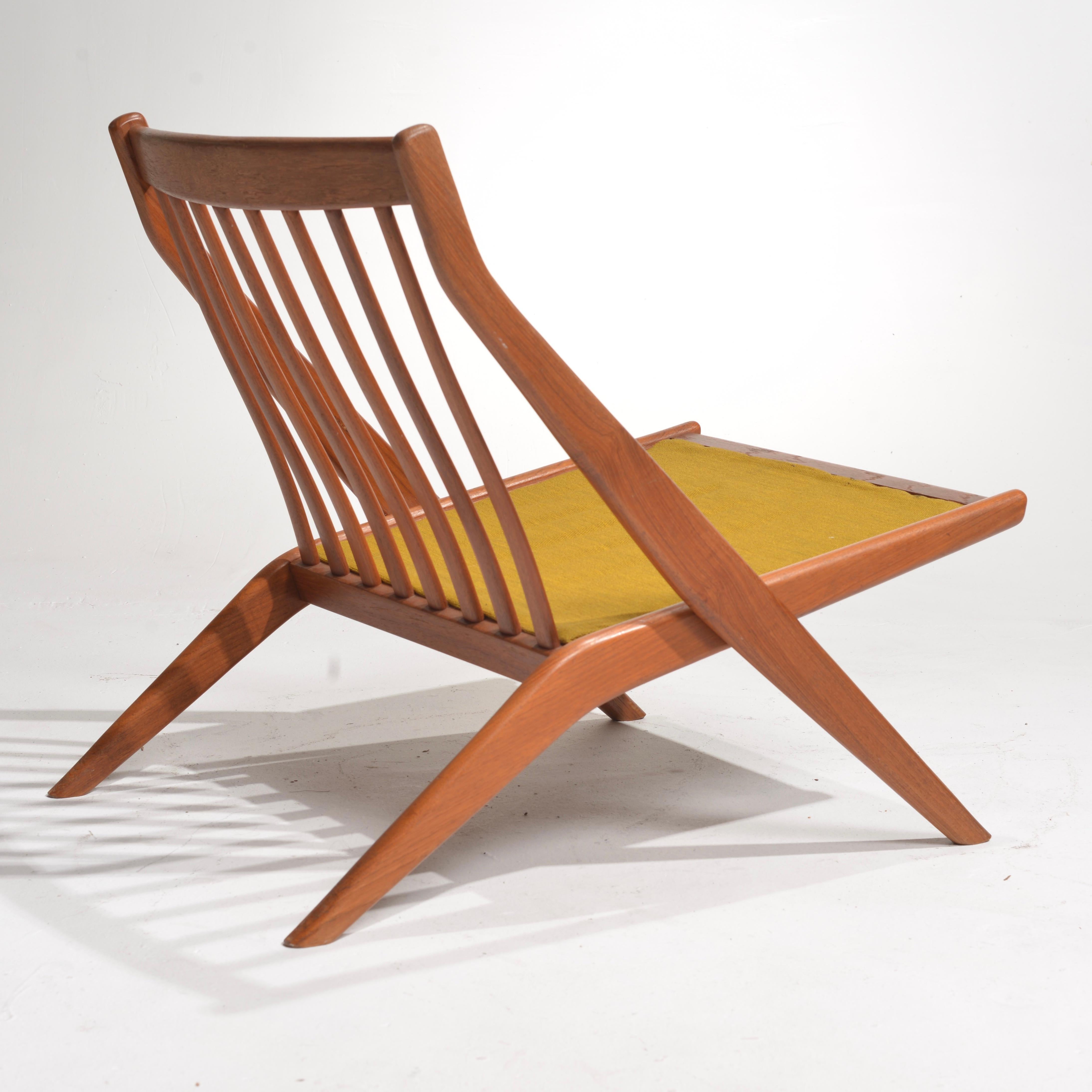 Folke Ohlsson chaise sculptée «cissor » pour Dux en vente 8