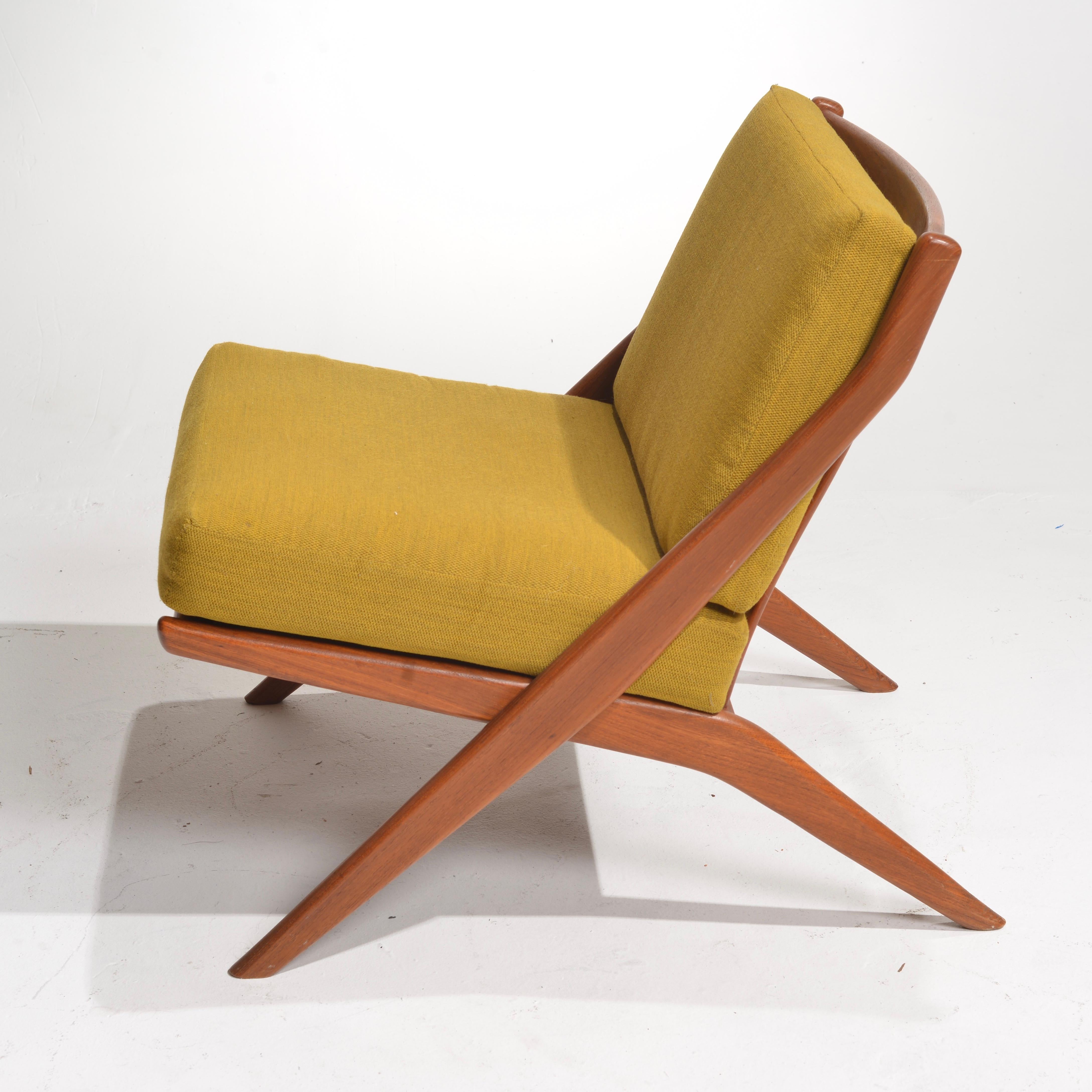 Tissu d'ameublement Folke Ohlsson chaise sculptée «cissor » pour Dux en vente