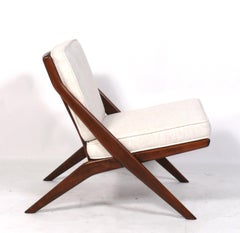 Folke Ohlsson Skulpturaler Scissor-Loungesessel