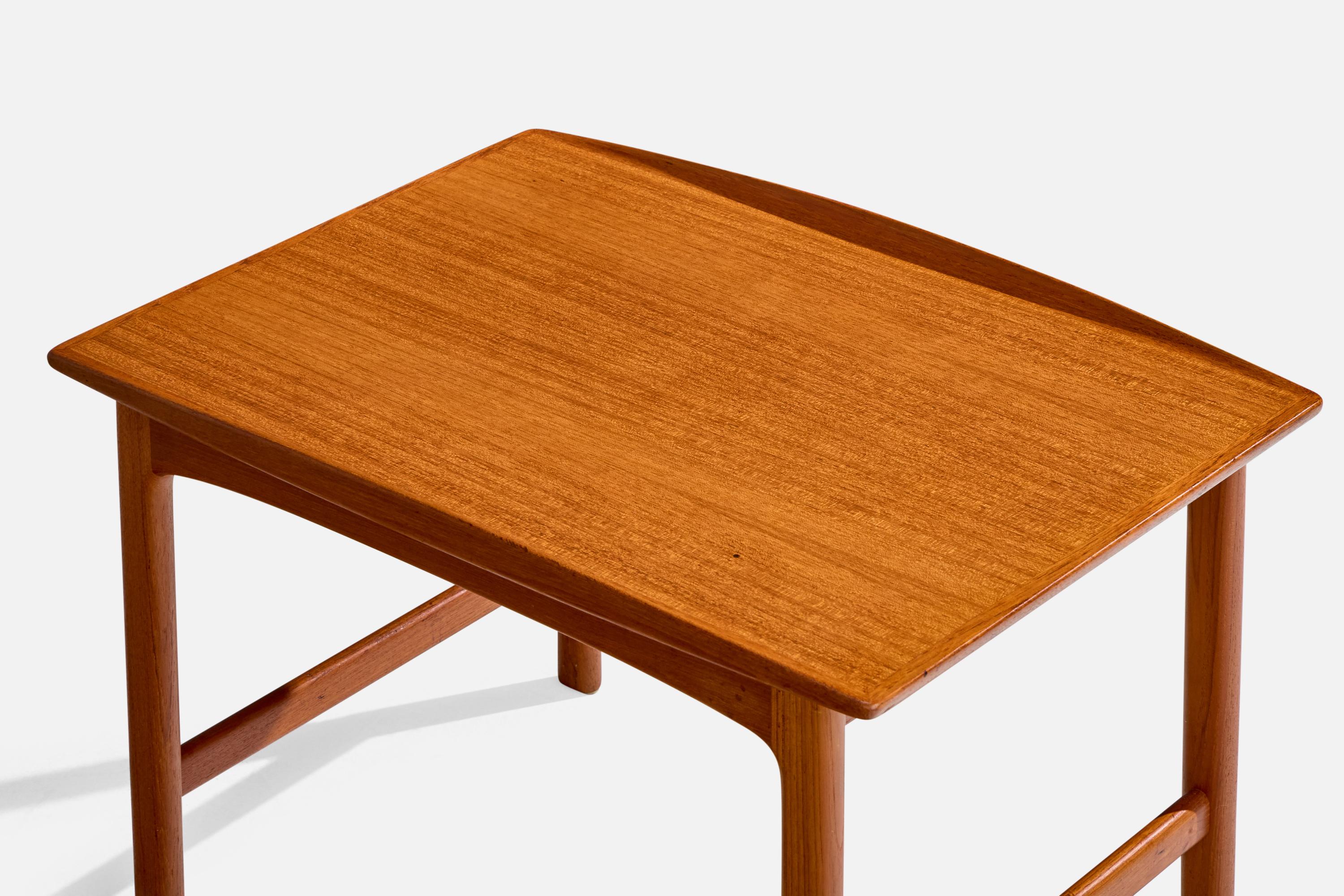 Folke Ohlsson, Side Tables, Teak, Sweden, 1950s For Sale 5