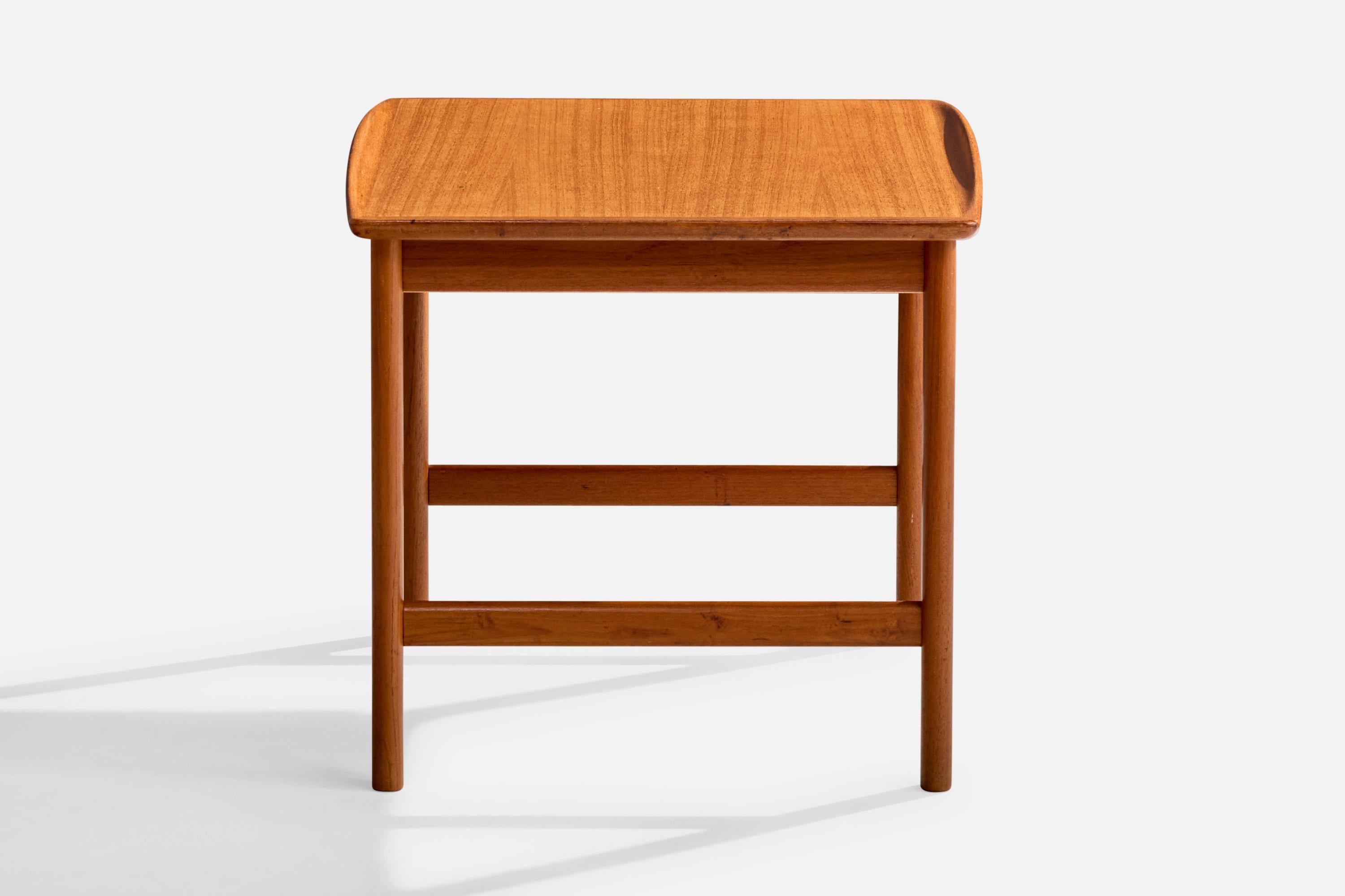 Folke Ohlsson, Side Tables, Teak, Sweden, 1950s For Sale 1