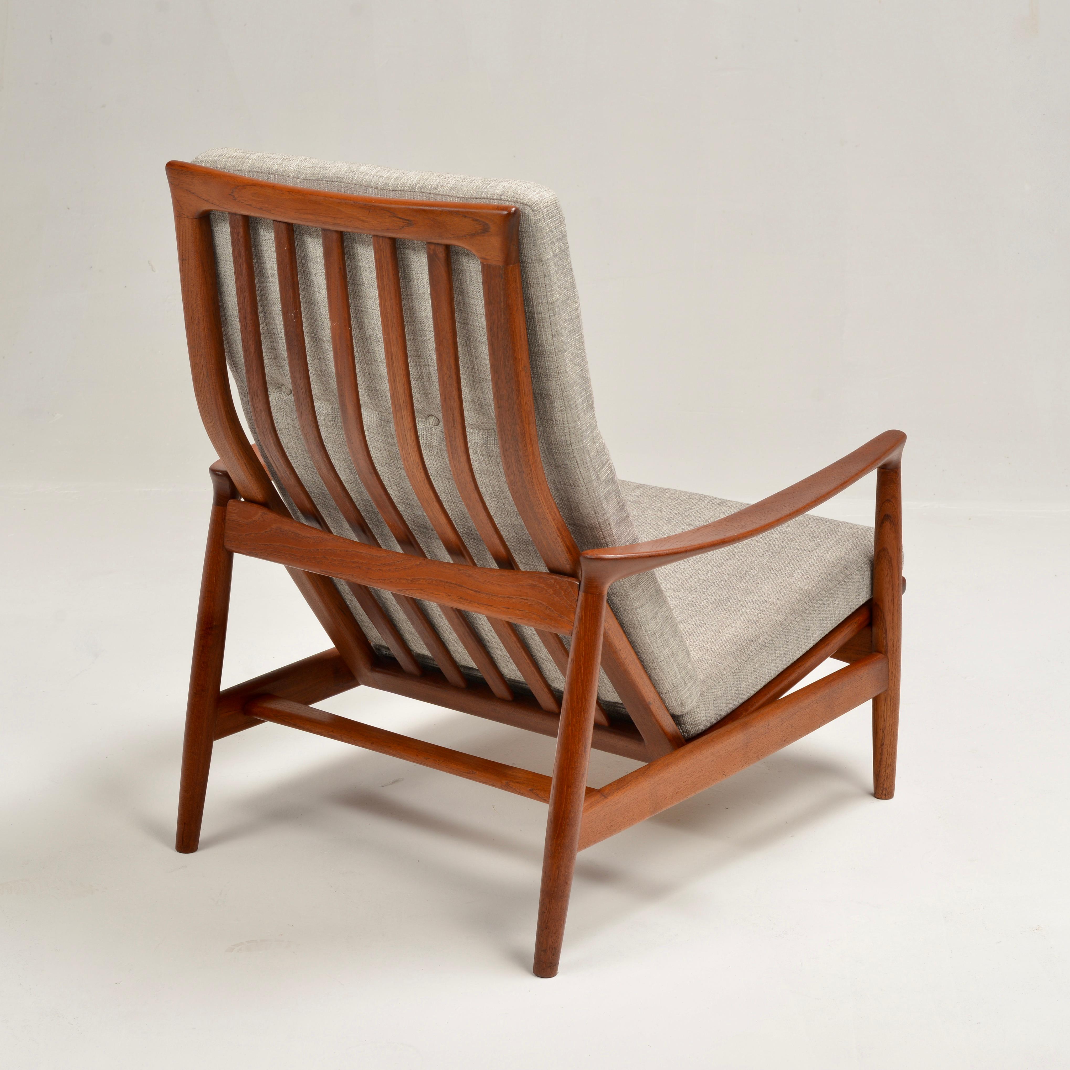 XX secolo Poltrona in teak 
