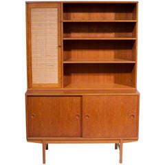 Folke Ohlsson Teak Credenza and Shelving Cabinet for DUX