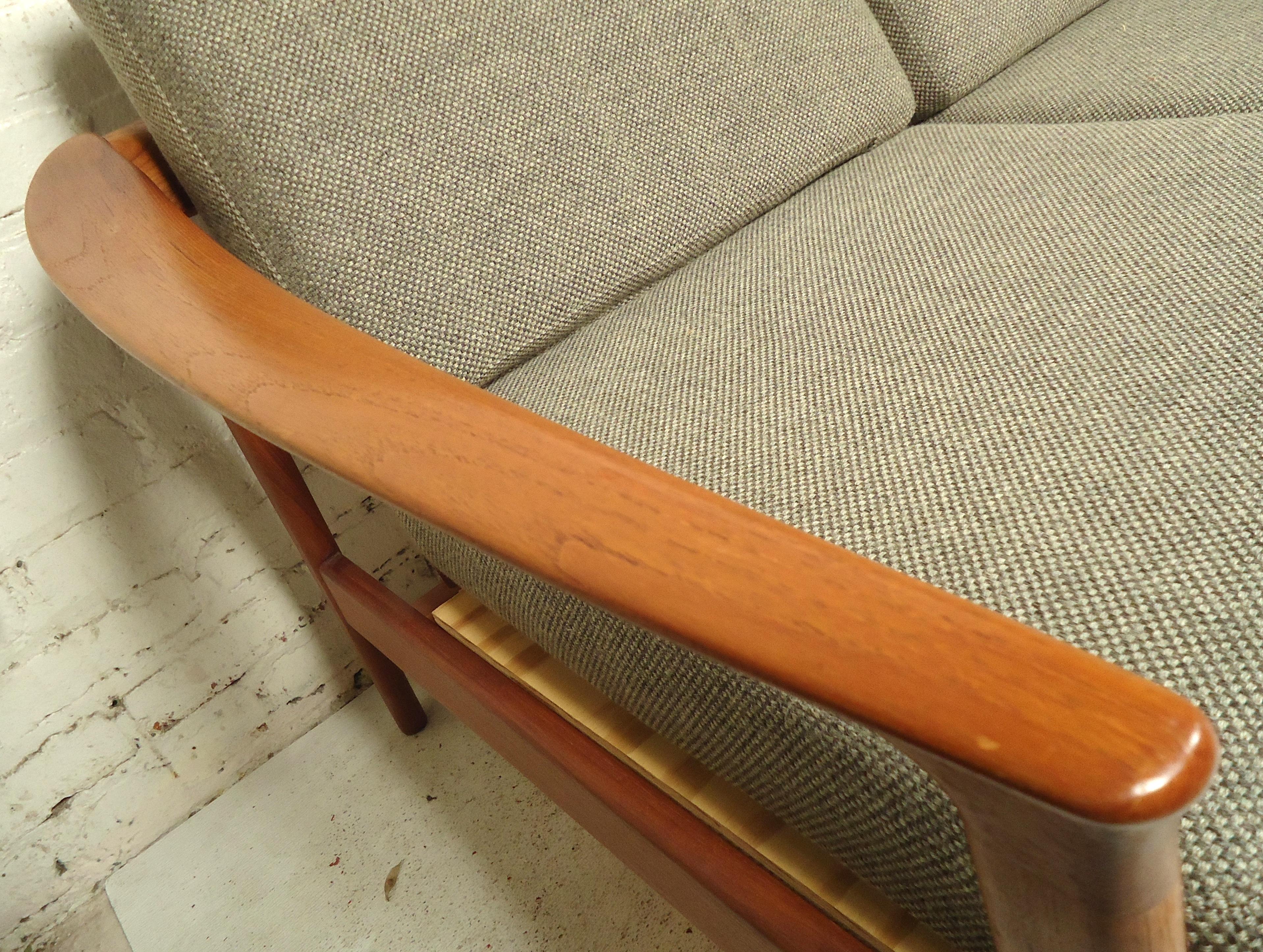 Mid-Century Modern Folke Ohlsson Teak Sofa