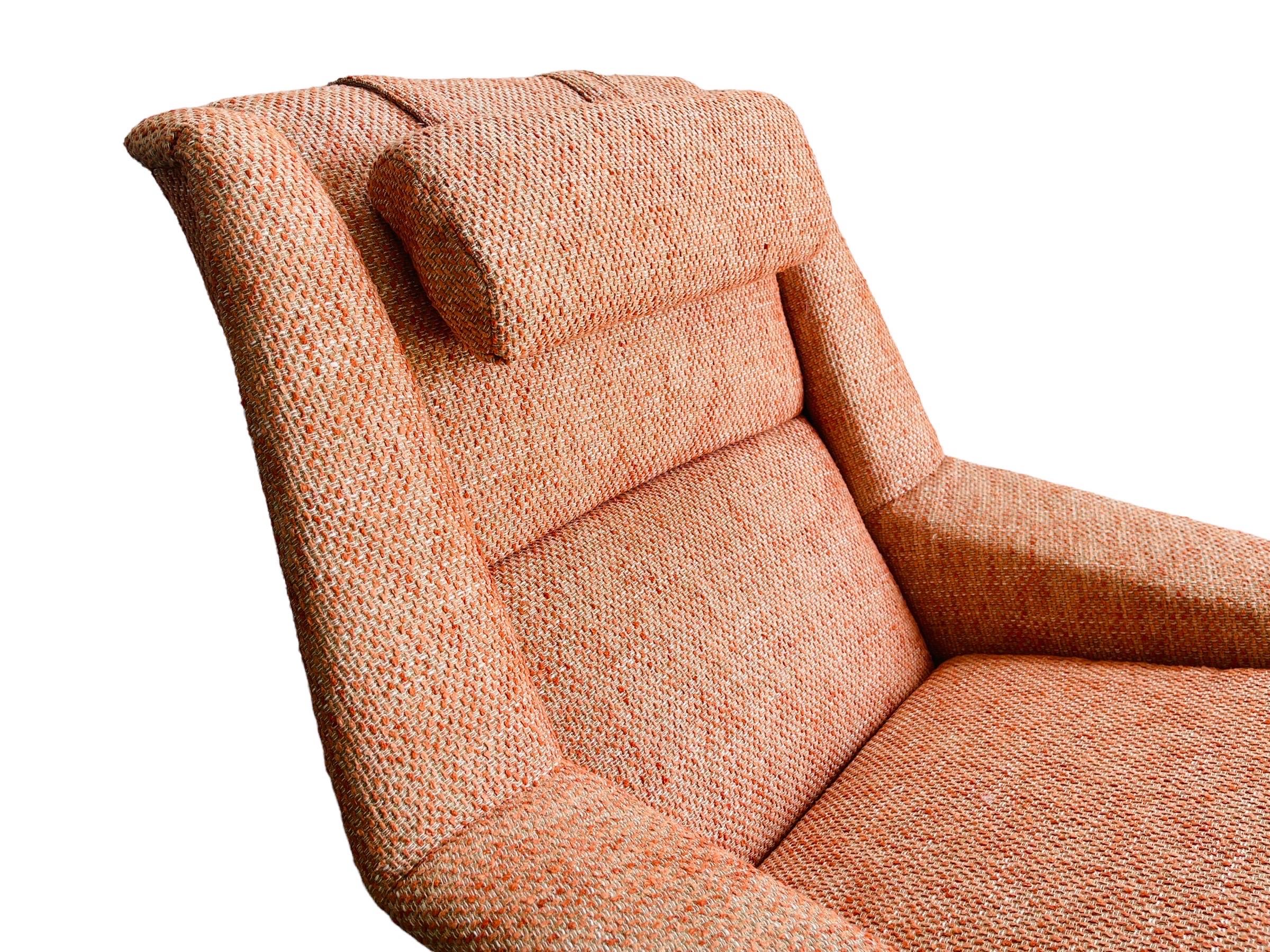 Folke Ohlsson Walnut Lounge Chair & Ottoman for DUX 6