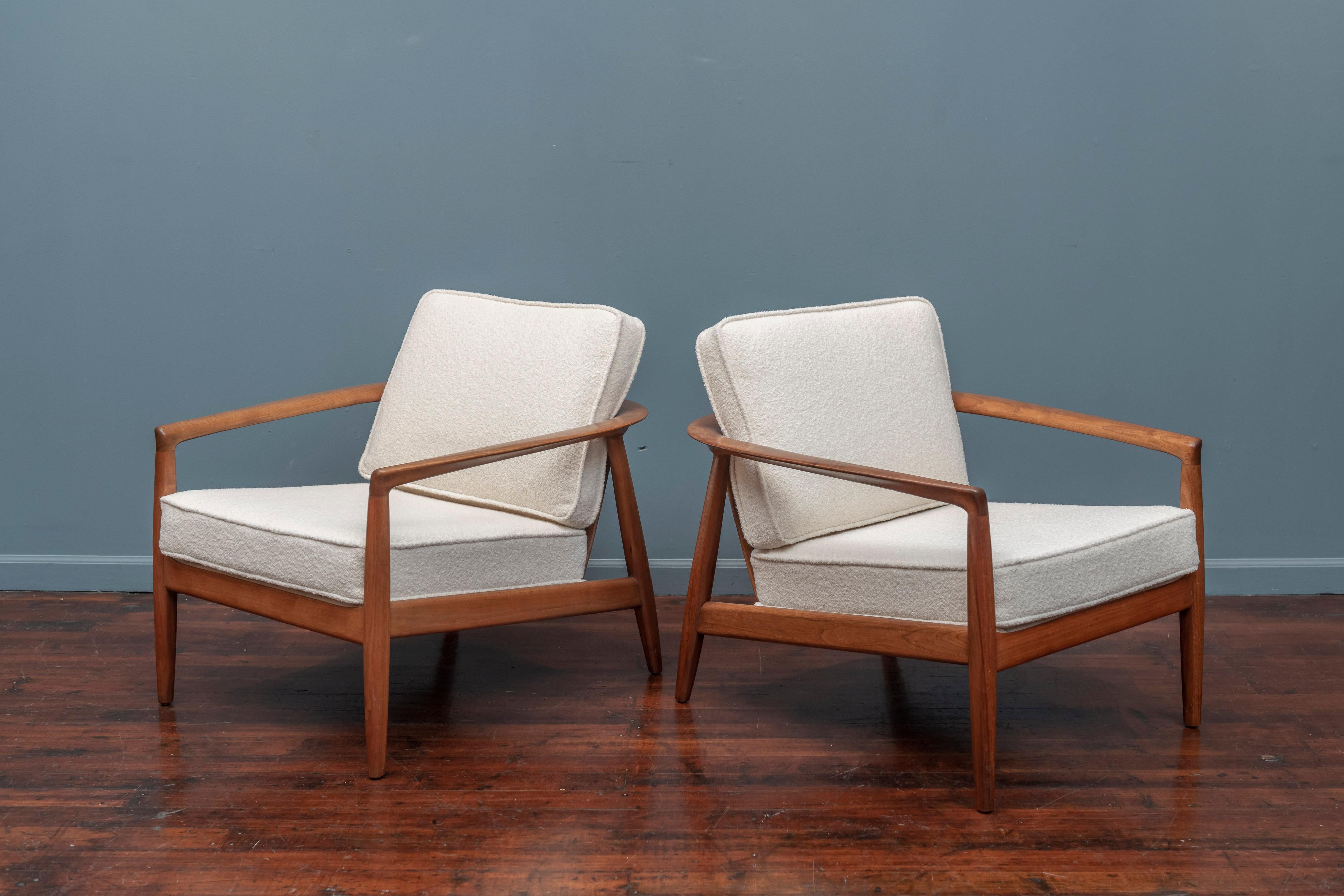 Folke Olhsson Lounge Chairs for DUX In Good Condition In San Francisco, CA
