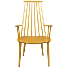 Folke Palsson FDB Mabler Beechwood Spindle Midcentury Danish Modern Armchair