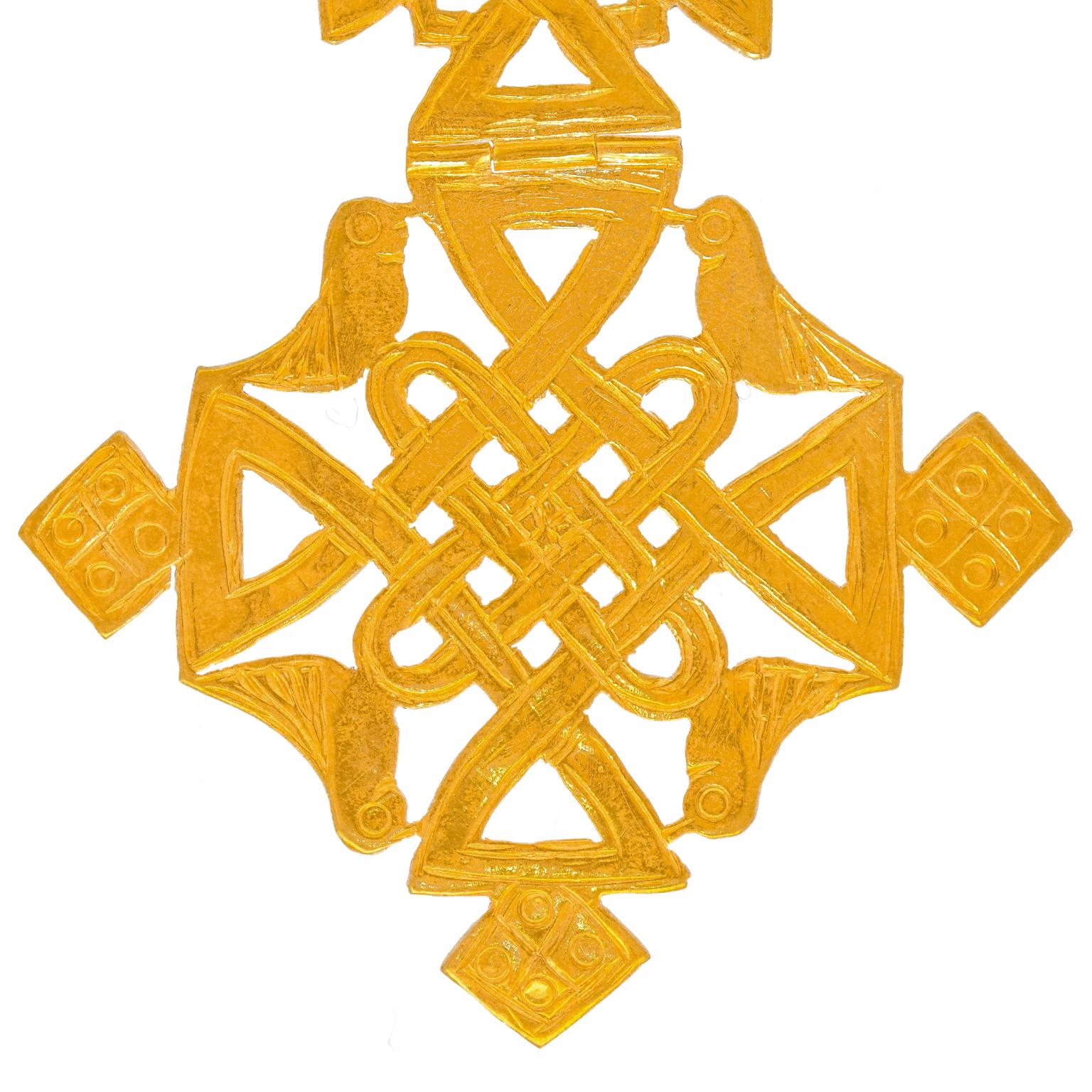 Folkloristischer Gold-Anhänger 4