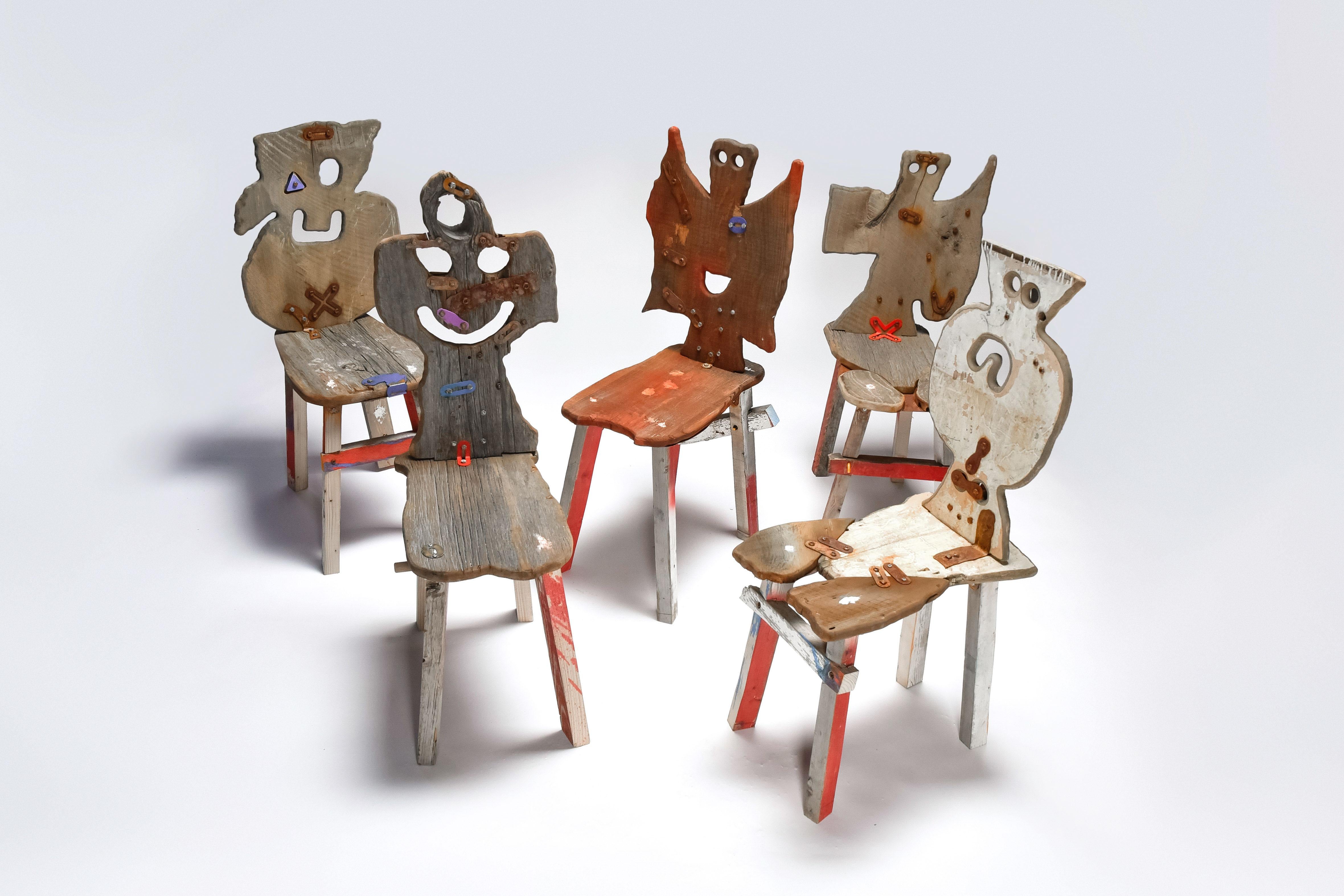 Folks 30 Chair by Serban Ionescu, 2021 In New Condition For Sale In Antwerp, BE