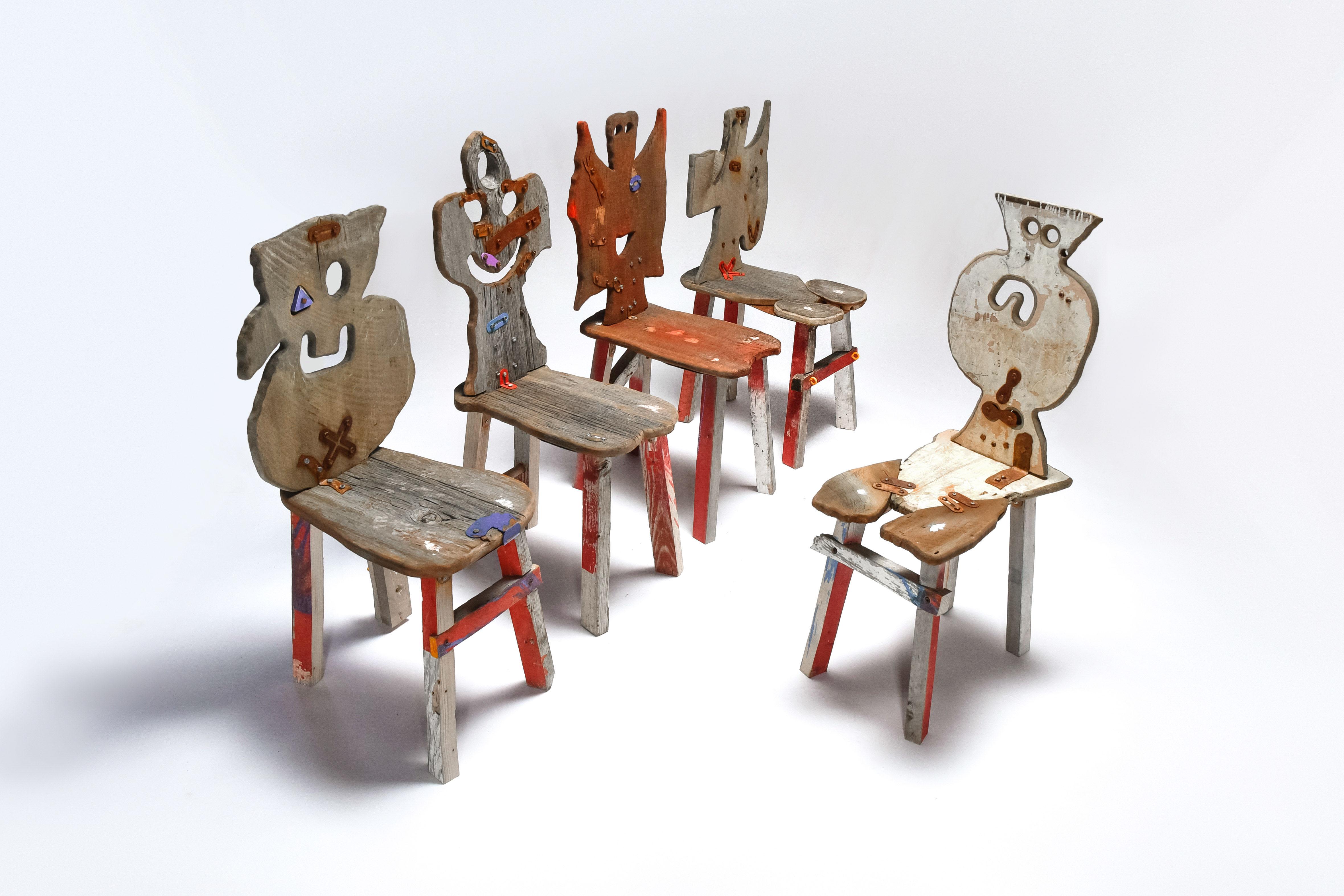 Wood Folks 30 Chair by Serban Ionescu, 2021 For Sale