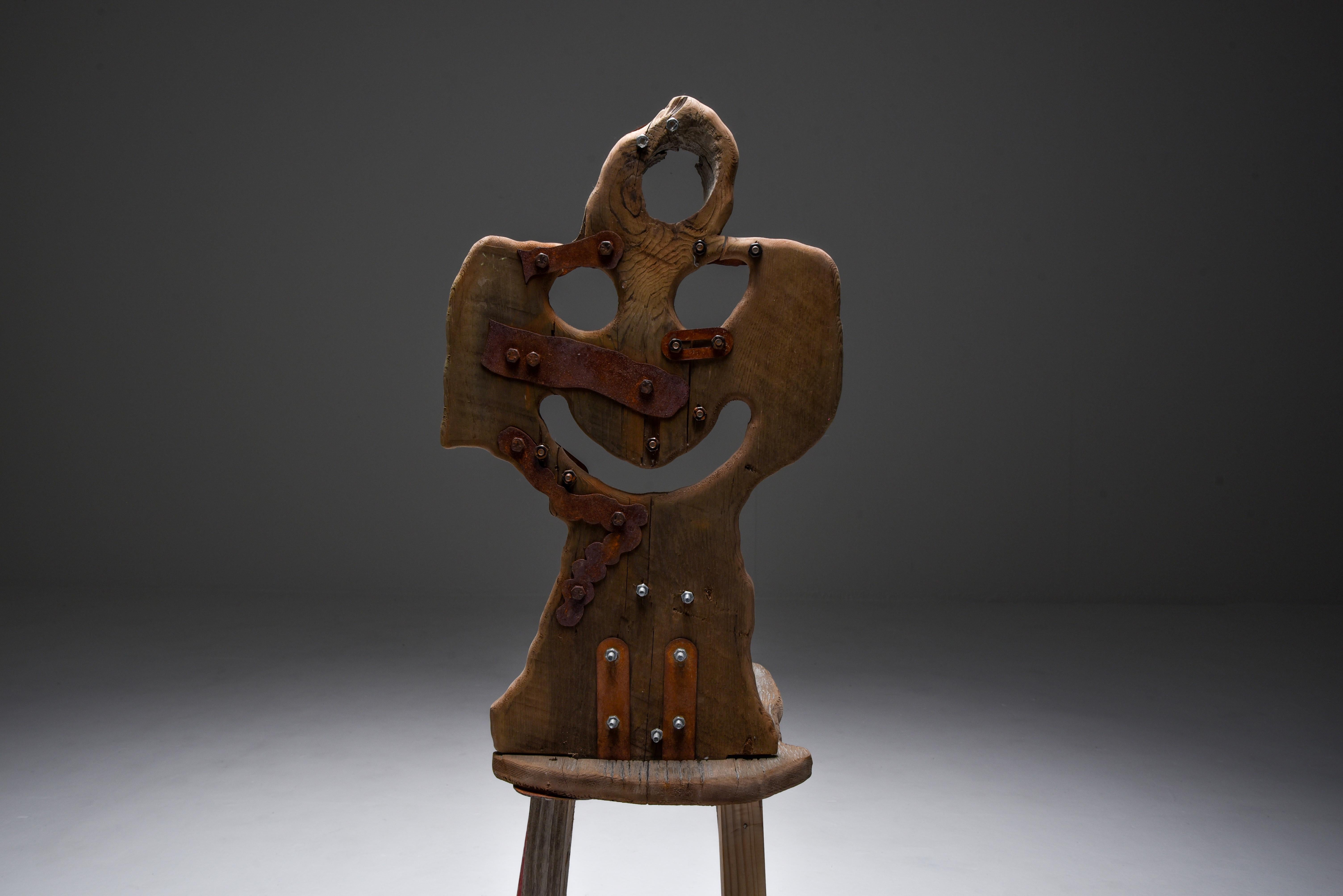 Wood Folks 31 Chair by Serban Ionescu, 2021 For Sale