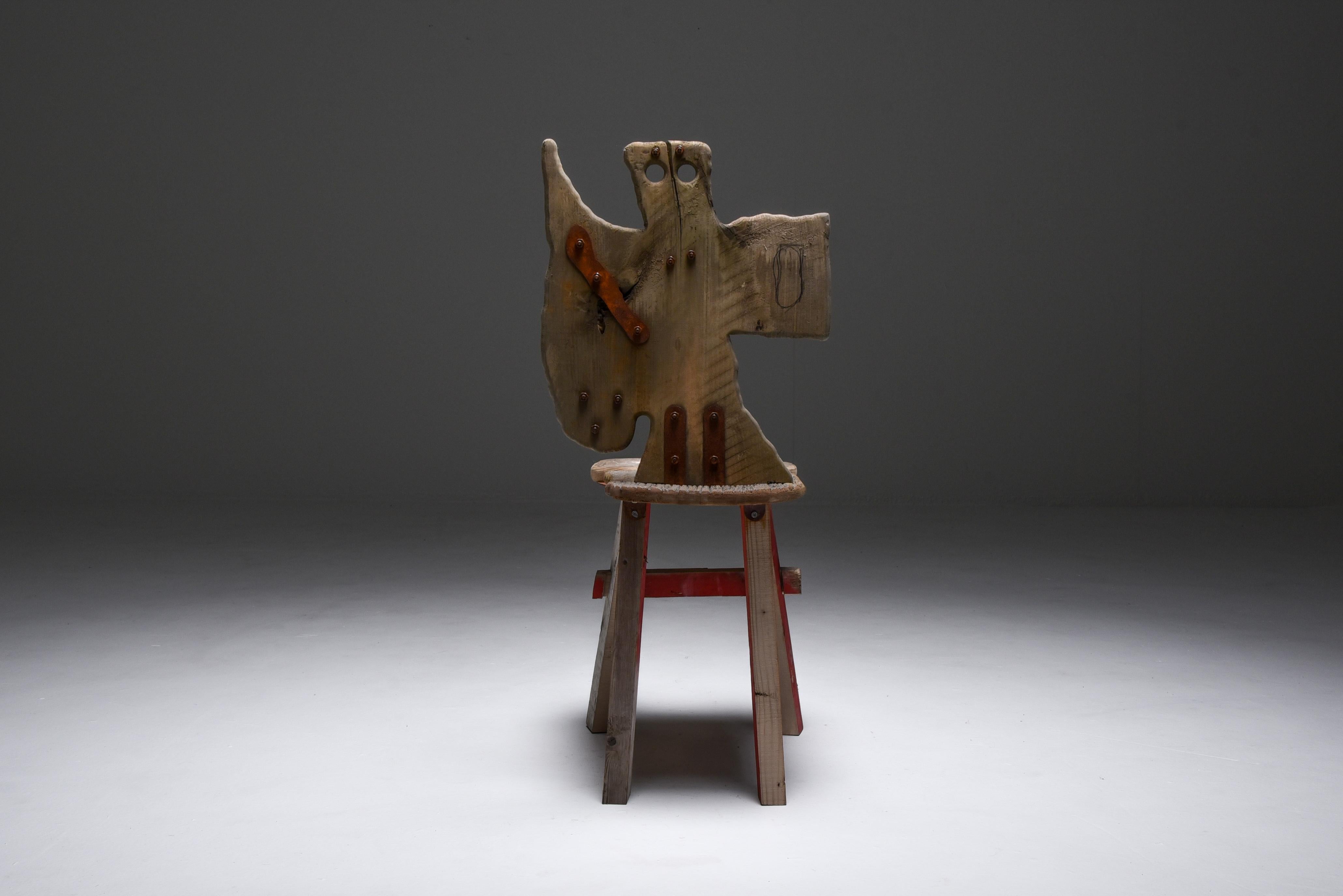 Rustic Folks 32 Chair by Serban Ionescu, 2021 For Sale
