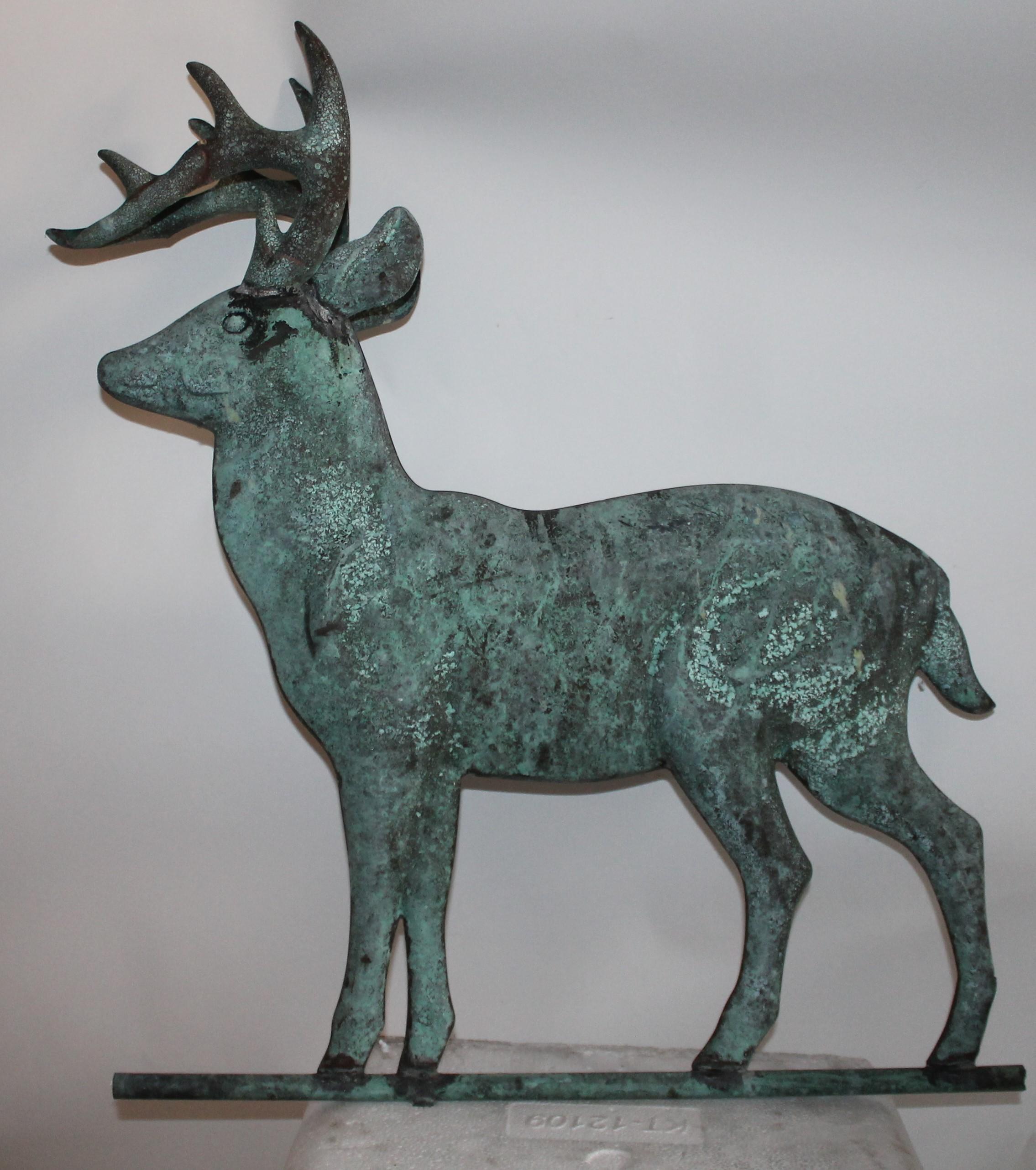 antique deer weathervane