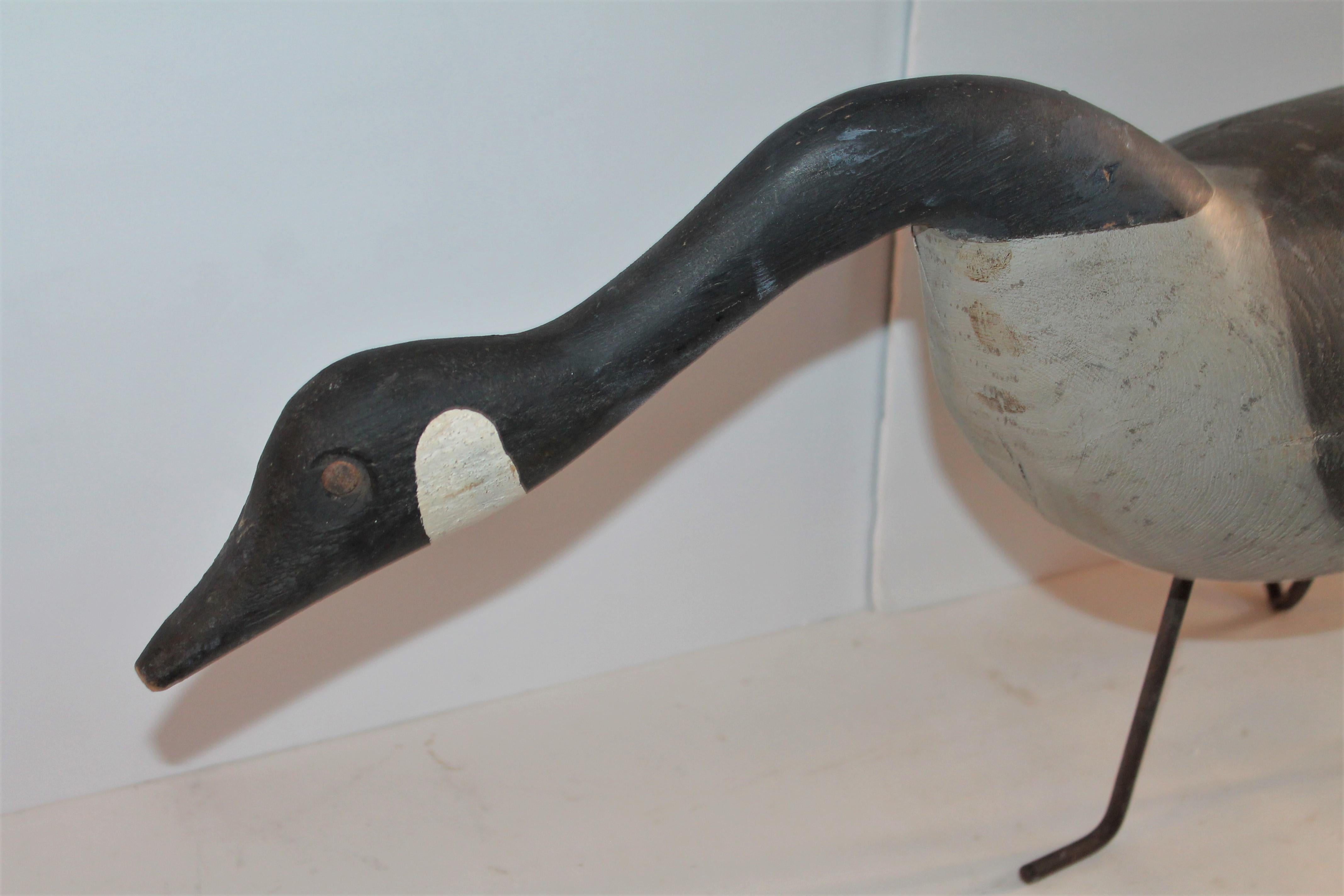 Adirondack Folky Canadian Goose on Original Iron Feet