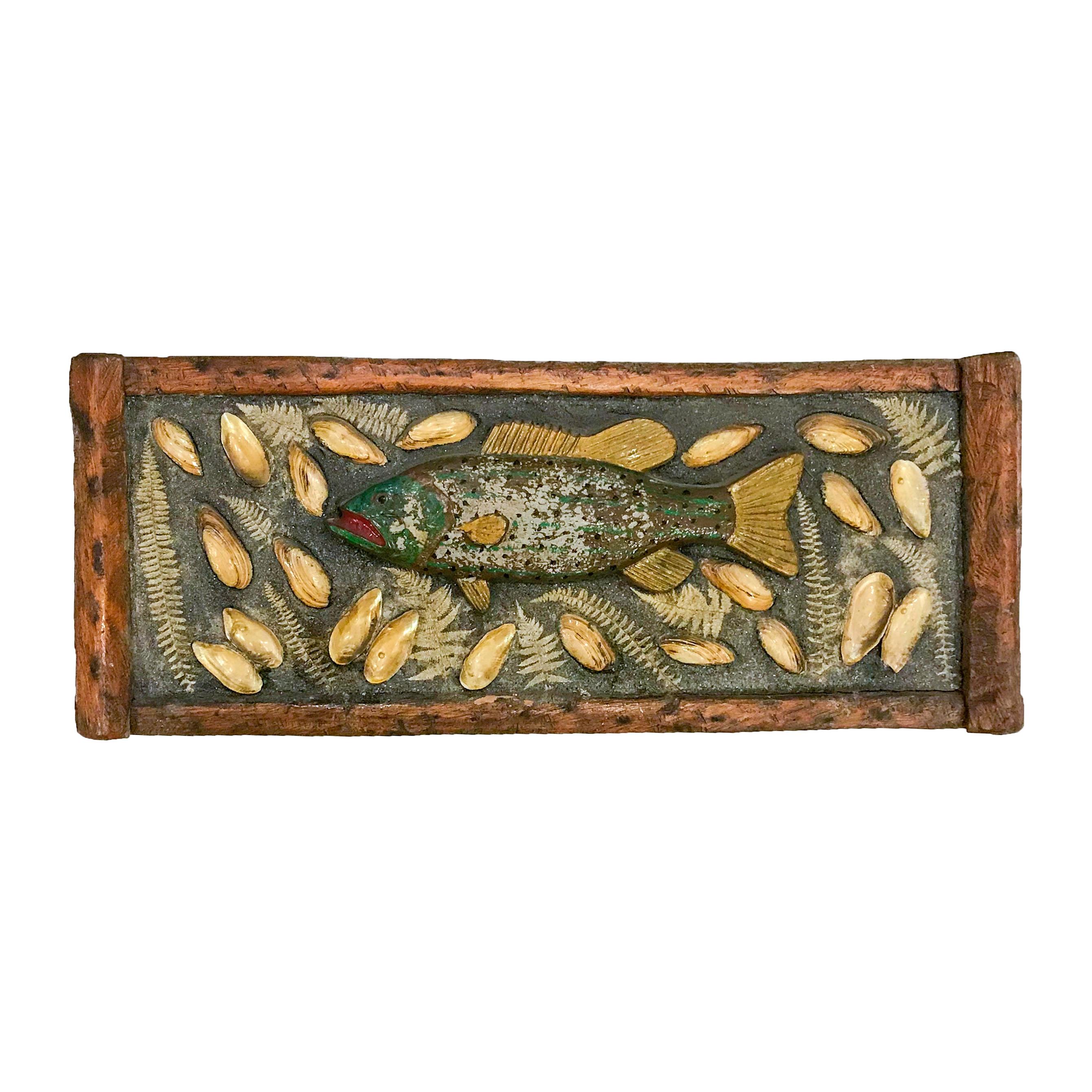 Folky Fish Plaque