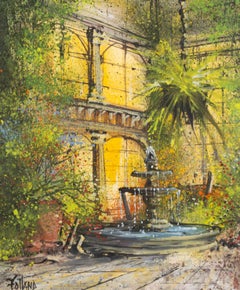 Folland - 20th Century Oil, Courtyard Fountain