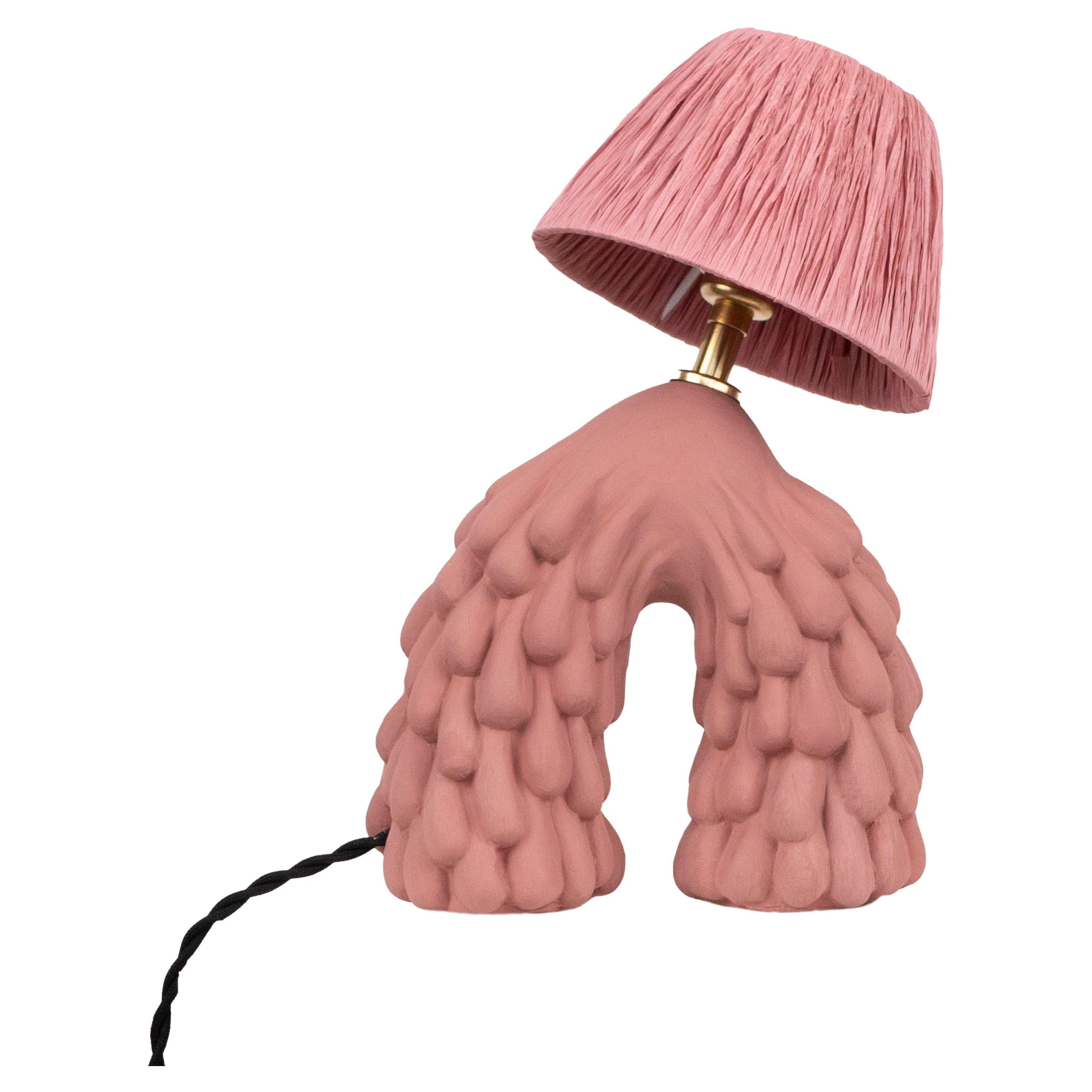 'Follow' Table Lamp, Dusty Pink For Sale