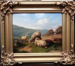 Sheep In A Landscape, 19th Century, Follower Of Eugene Verboeckhoven