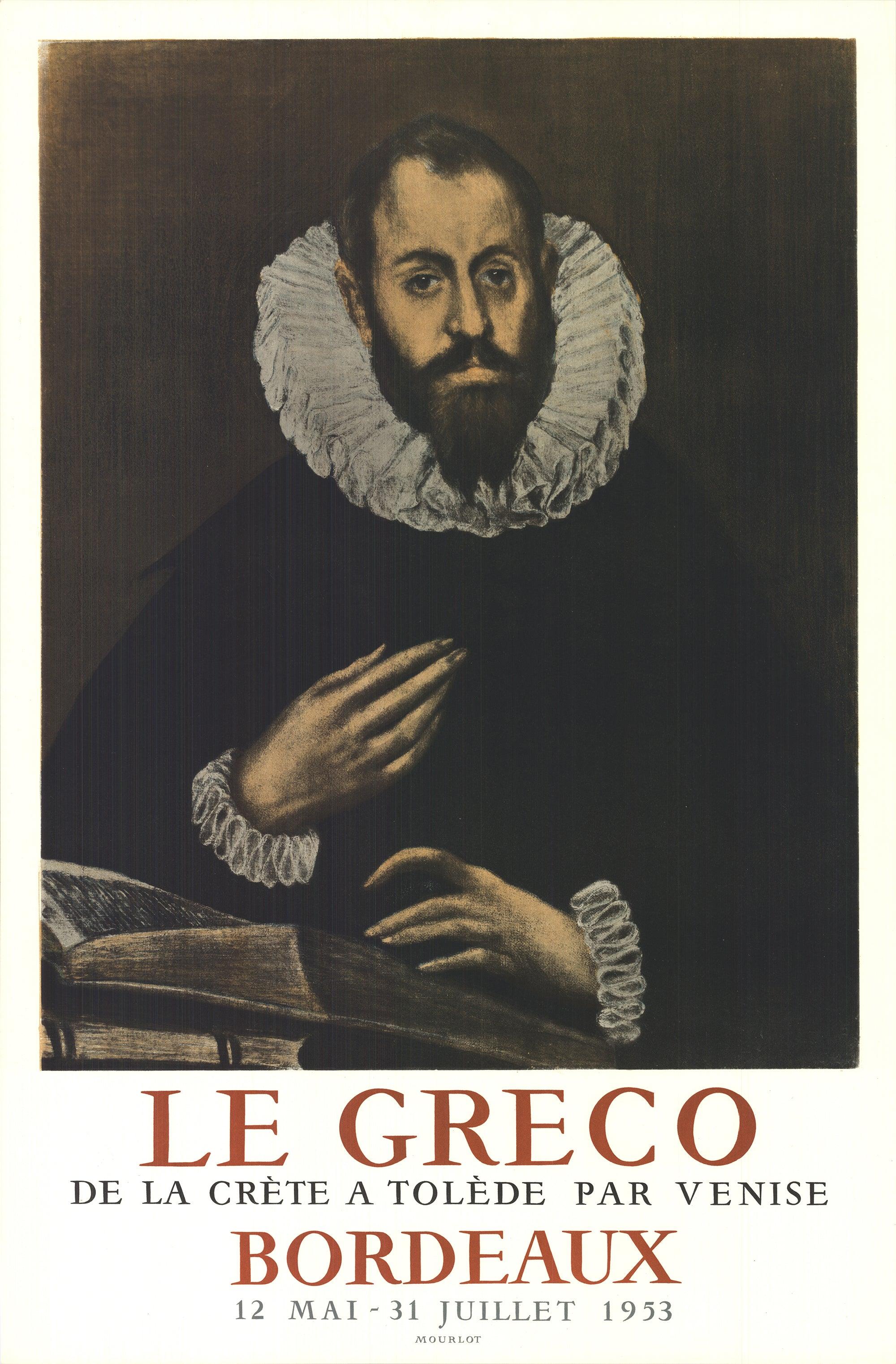 EL GRECO 'From Crete to Toledo Par Venise' 1953- Lithograph - Print by Follower of El Greco