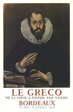 EL GRECO 'De Creta a Toledo Par Venise' 1953- Litografía