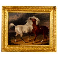 Follower of George Stubbs (1724-1806) Equestrian Oil Painting