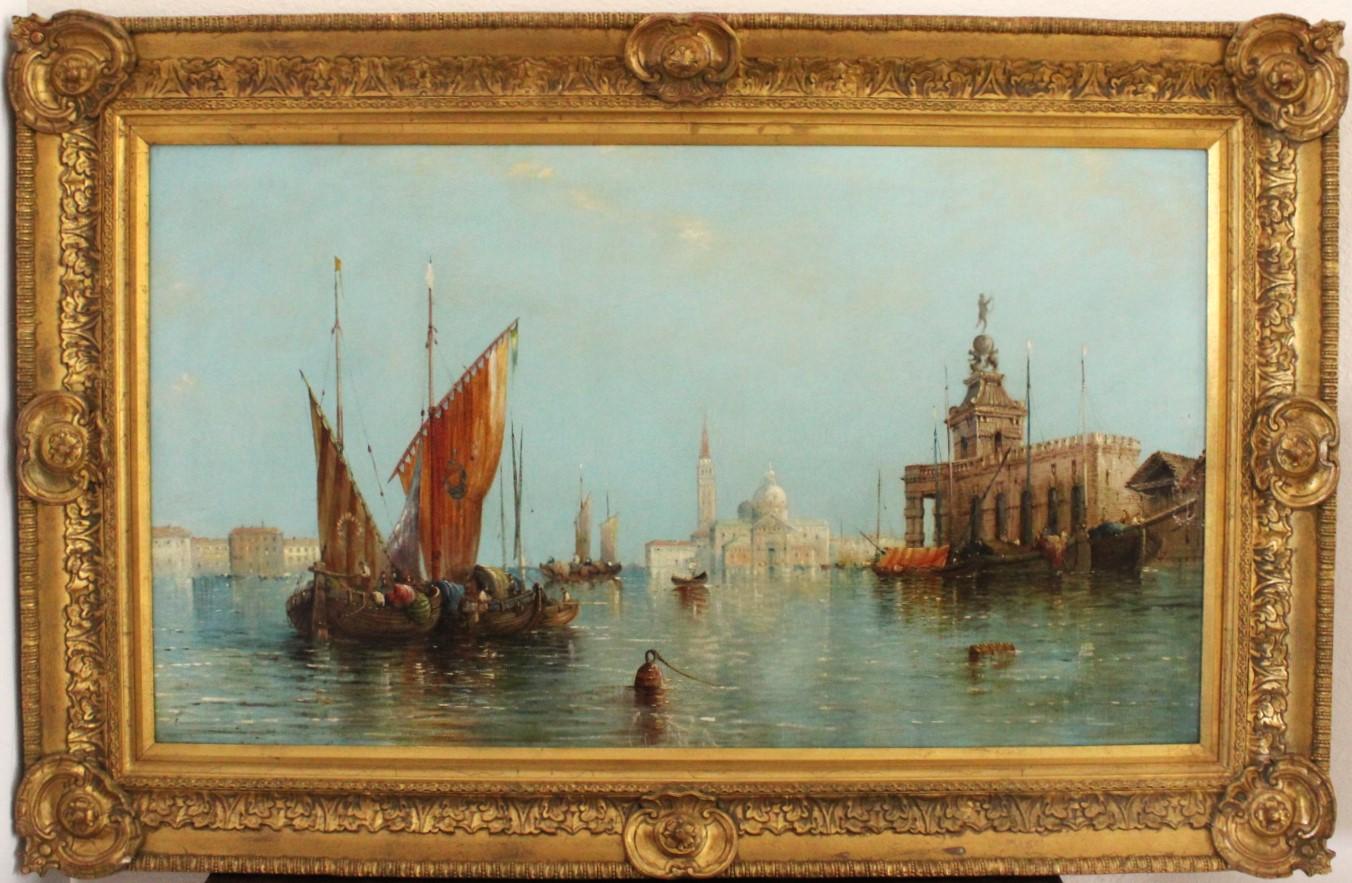 Venezia con San Giorgio Maggiore - Painting di Follower Of James Holland