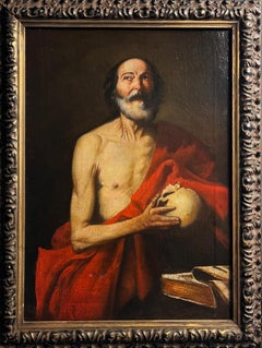 Follower of José de Ribera, Neapolitan school, late 17th century "Saint Jerome"