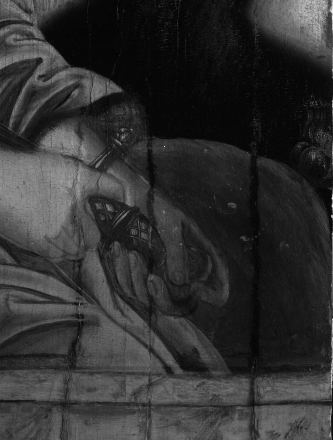 Eine faszinierende Lucretia von der Nachfolgerin des Meisters der weiblichen Halblängen im Angebot 7