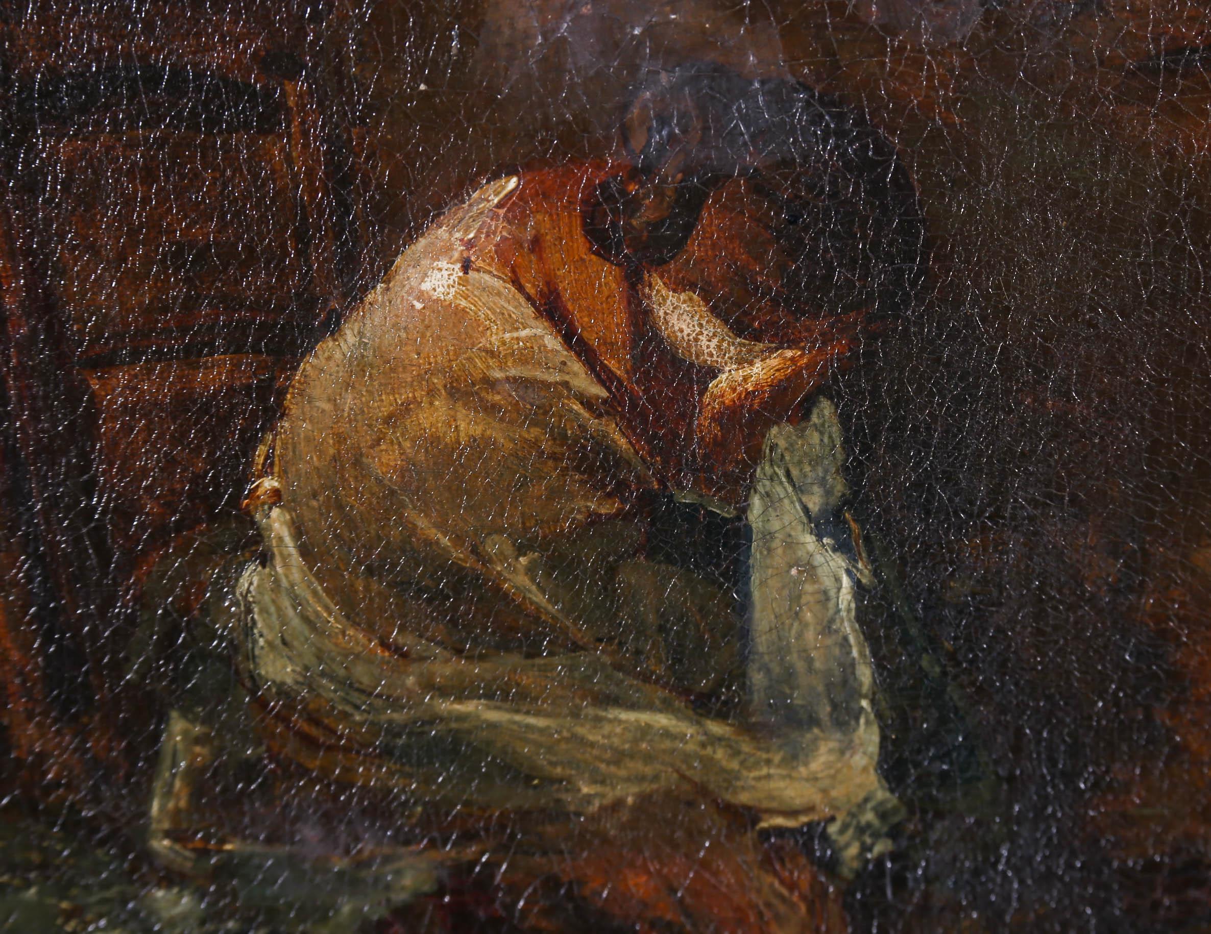 Sude de Walter R. Sickert RA RBA - Huile de la fin du XIXe sicle, Mre de deuil 2