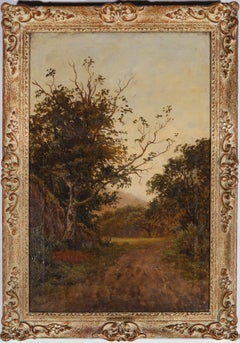 Follower of William Henry Pike RBA (1846–1908) - Framed 1997 Oil, Dartmoor Woods