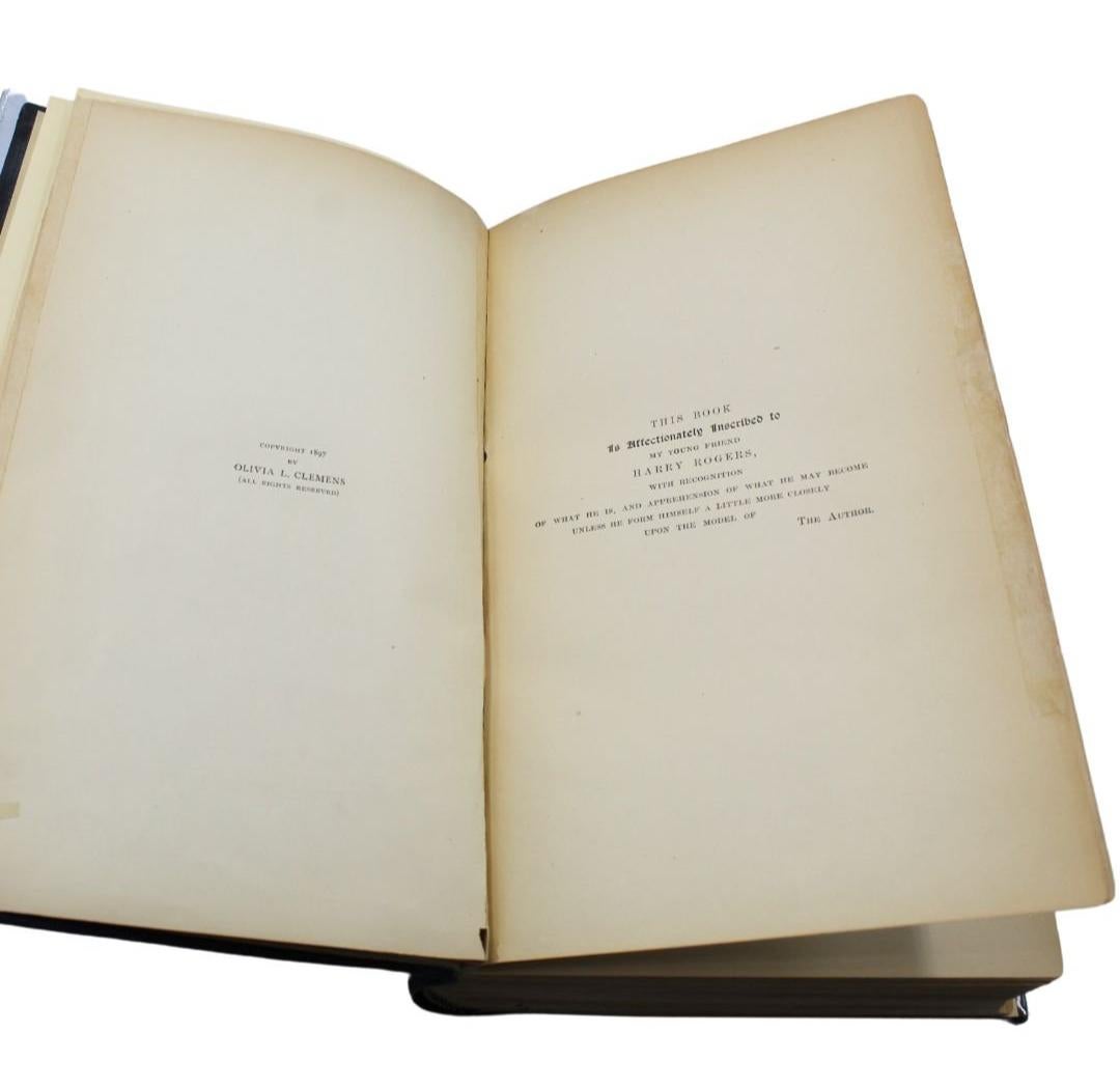 Following the Equator : A Journey Around the World de Mark Twain, première édition Bon état - En vente à Colorado Springs, CO