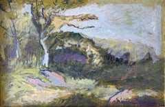 Folmer Bonnén: Dänische Landschaft mit Bäumen und offener Landschaft