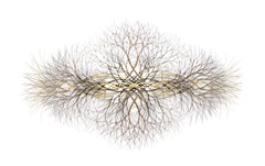 'Fomalha' by Kue King, Wall Sculpture in Bronze, Brass, and Stainless #595